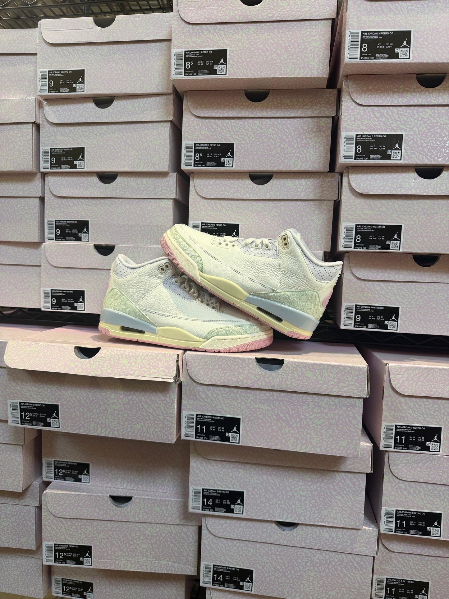 NEW Jordan 3 Retro Spring Is In The Air IF4396-100 Ready To Ship!