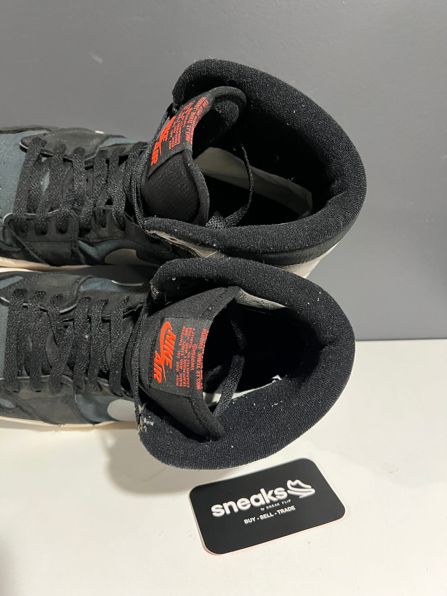USED Air Jordan 1 High Element GORE-TEX Black Particle Grey DB2889-001 SIZE 13M NO BOX AG25-128