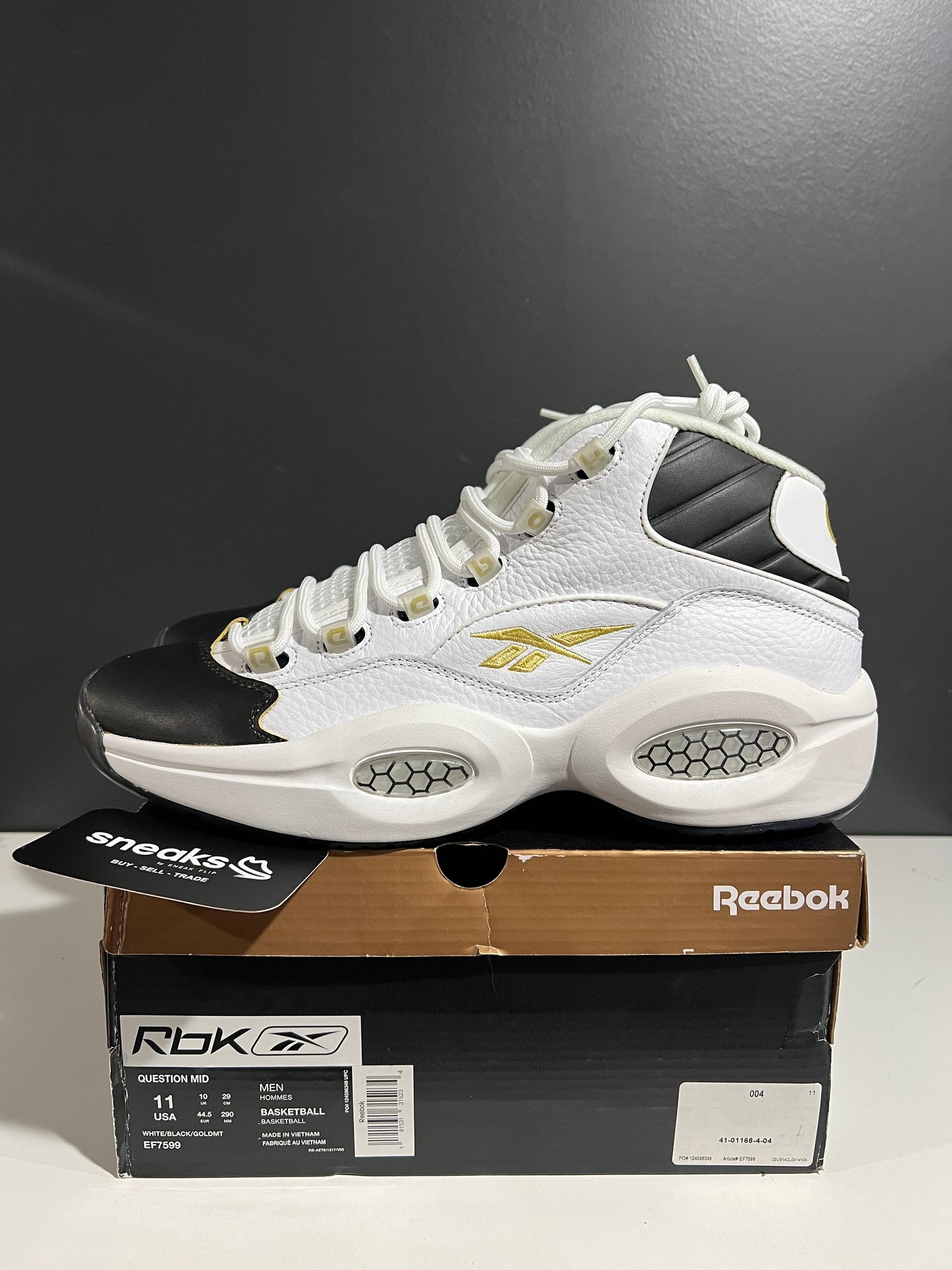 NEW Question Mid Respect My Shine EF7599 SIZE 11M OG ALL AG25-301