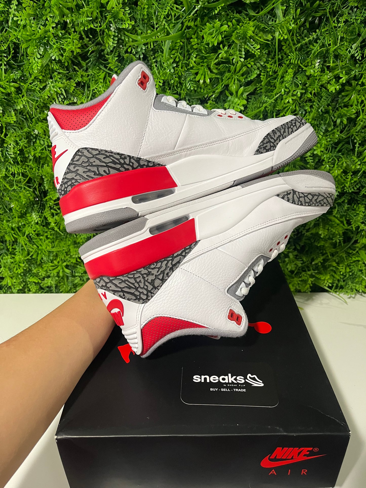 USED Air Jordan 3 Retro Fire Red 2022 DN3707-160 SIZE 10M OG ALL