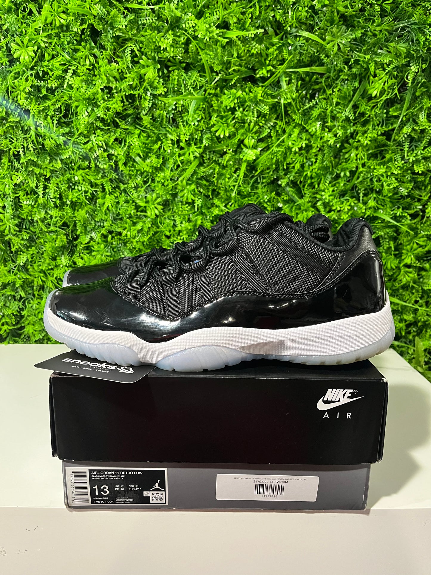 USED Air Jordan 11 Retro Low Space Jam FV5104-004 SIZE 13M OG ALL