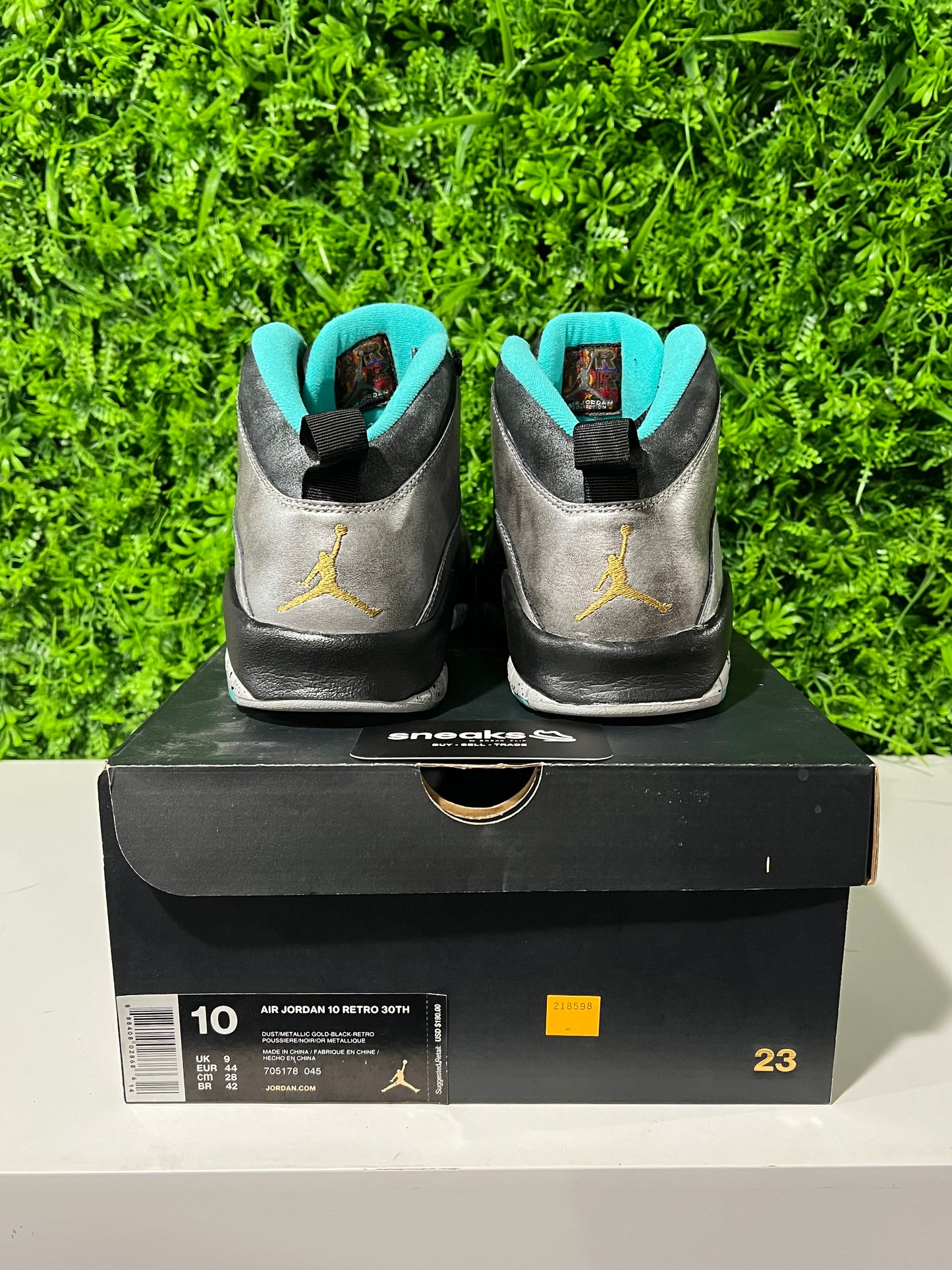 USED Air Jordan 10 Retro Lady Liberty 705178-045 SIZE 10M OG ALL