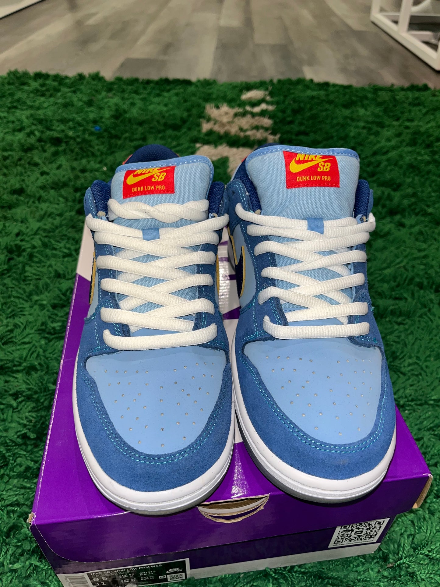 Why So Sad? x Dunk Low SB The Predatory Bird DX5549-400 USED SIZE 9.5M