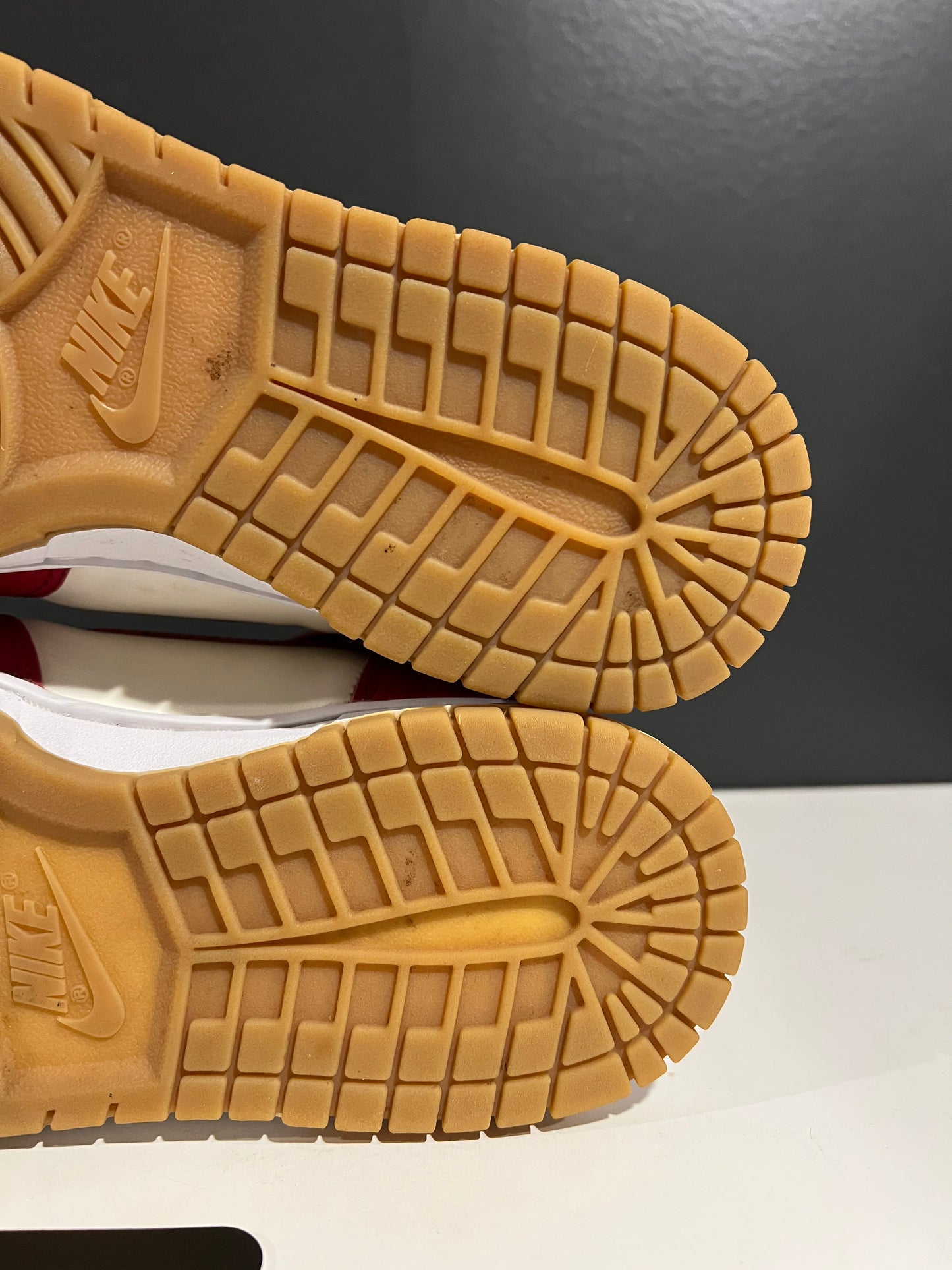 USED Wmns Dunk High Gym Red Sail Gum DD1869-114 SIZE 8M NO BOX AG25-99