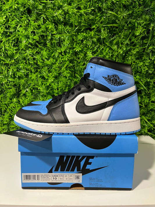USED Air Jordan 1 Retro High OG UNC Toe DZ5485-400 SIZE 10M OG ALL