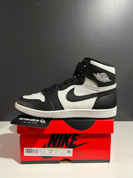 USED Air Jordan 1 Retro High '85 OG Black White BQ4422-001 SIZE 8M OG ALL JY25-306