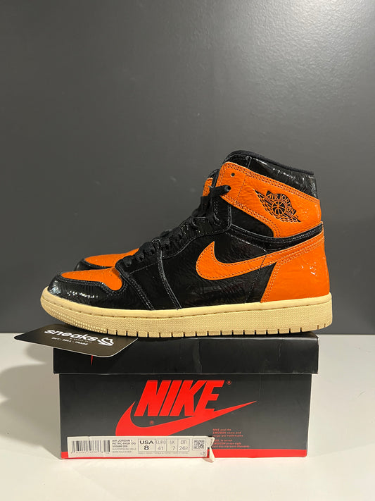 USED Air Jordan 1 Retro High OG Shattered Backboard 3.0 555088-028 SIZE 8M OG ALL AG25-133