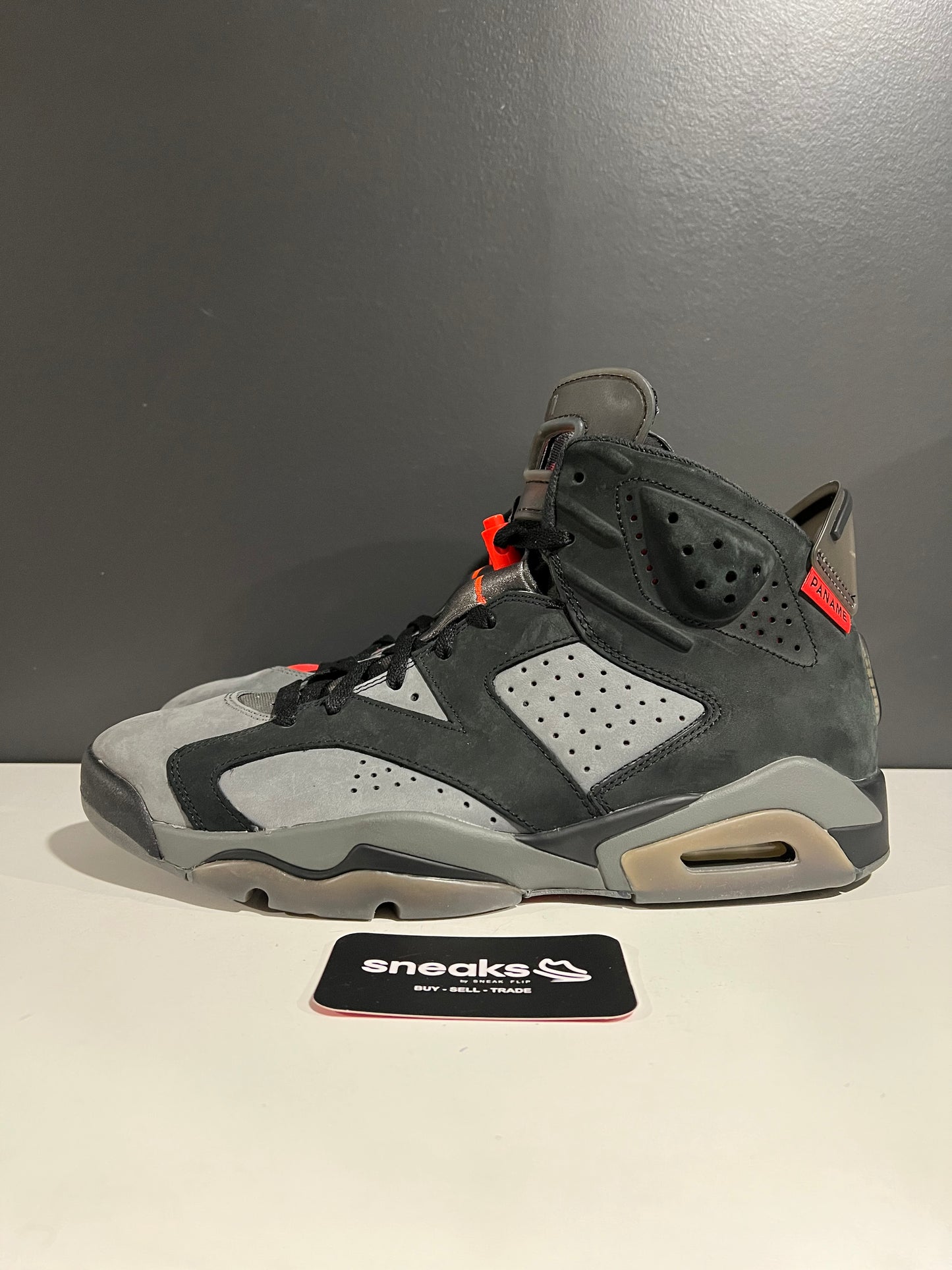 USED Paris Saint-Germain x Air Jordan 6 Retro Iron Grey CK1229-001 SIZE 12M NO BOX JN25-262
