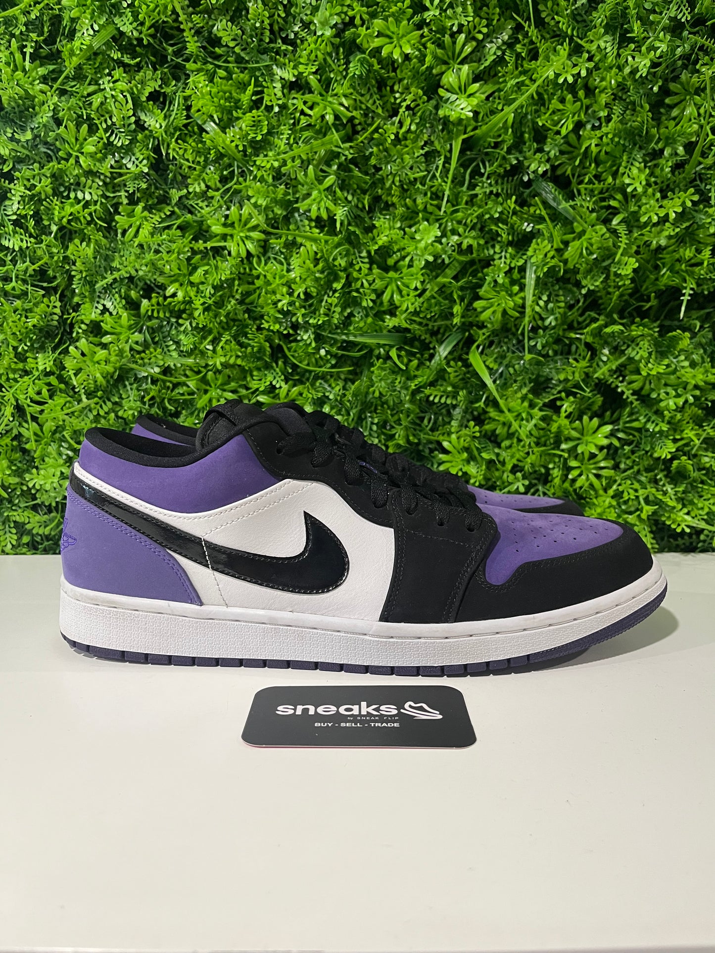 USED Air Jordan 1 Low Court Purple 553558-125 SIZE 13M NO BOX