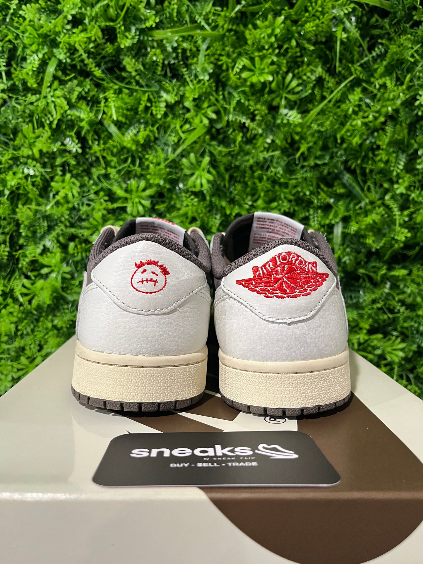 USED Travis Scott x Air Jordan 1 Retro Low OG Reverse Mocha DM7866-162 SIZE 6.5M OG ALL