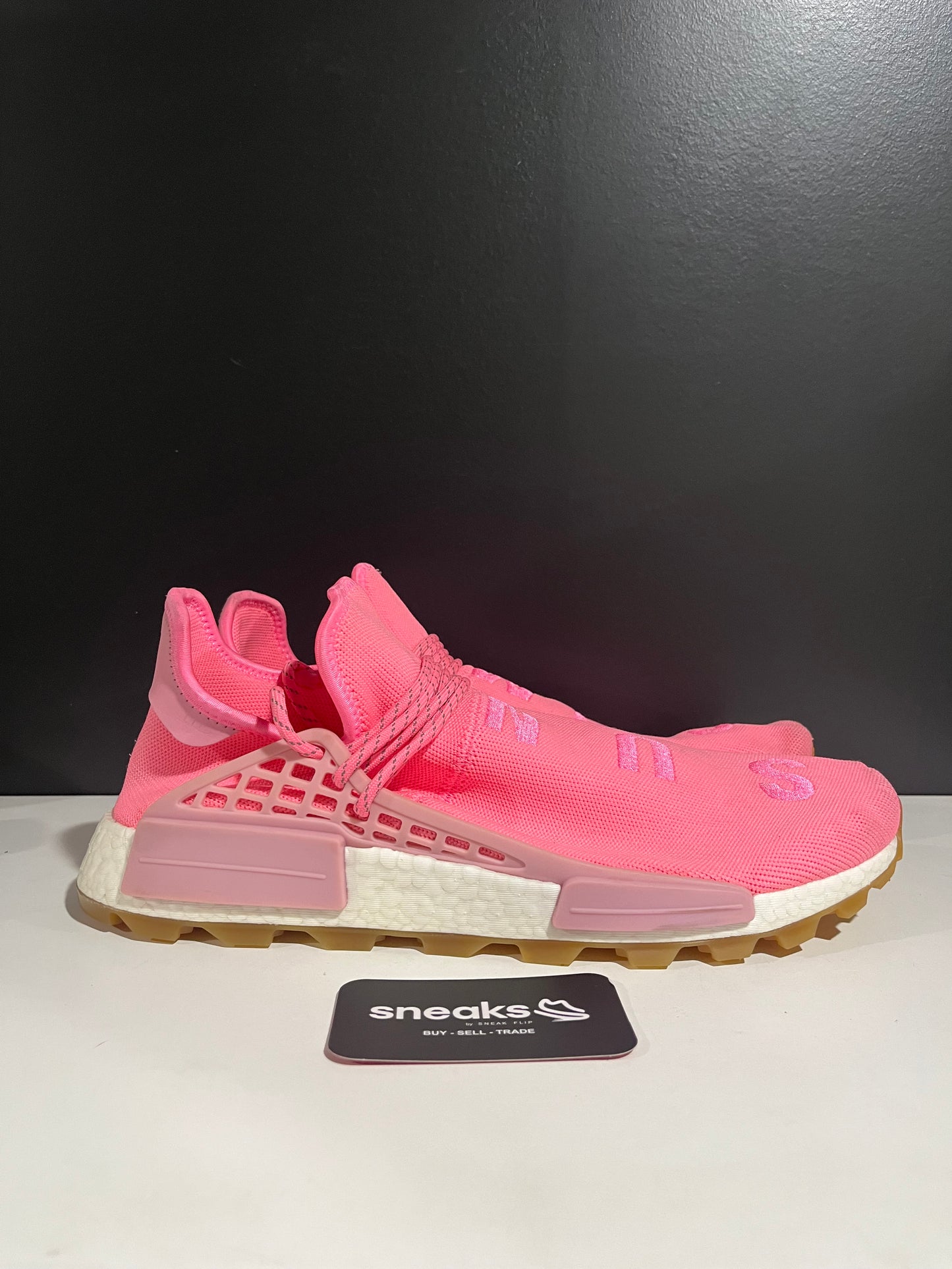 USED Pharrell x NMD Human Race Trail PRD Sun Calm EG7740 SIZE 13M NO BOX