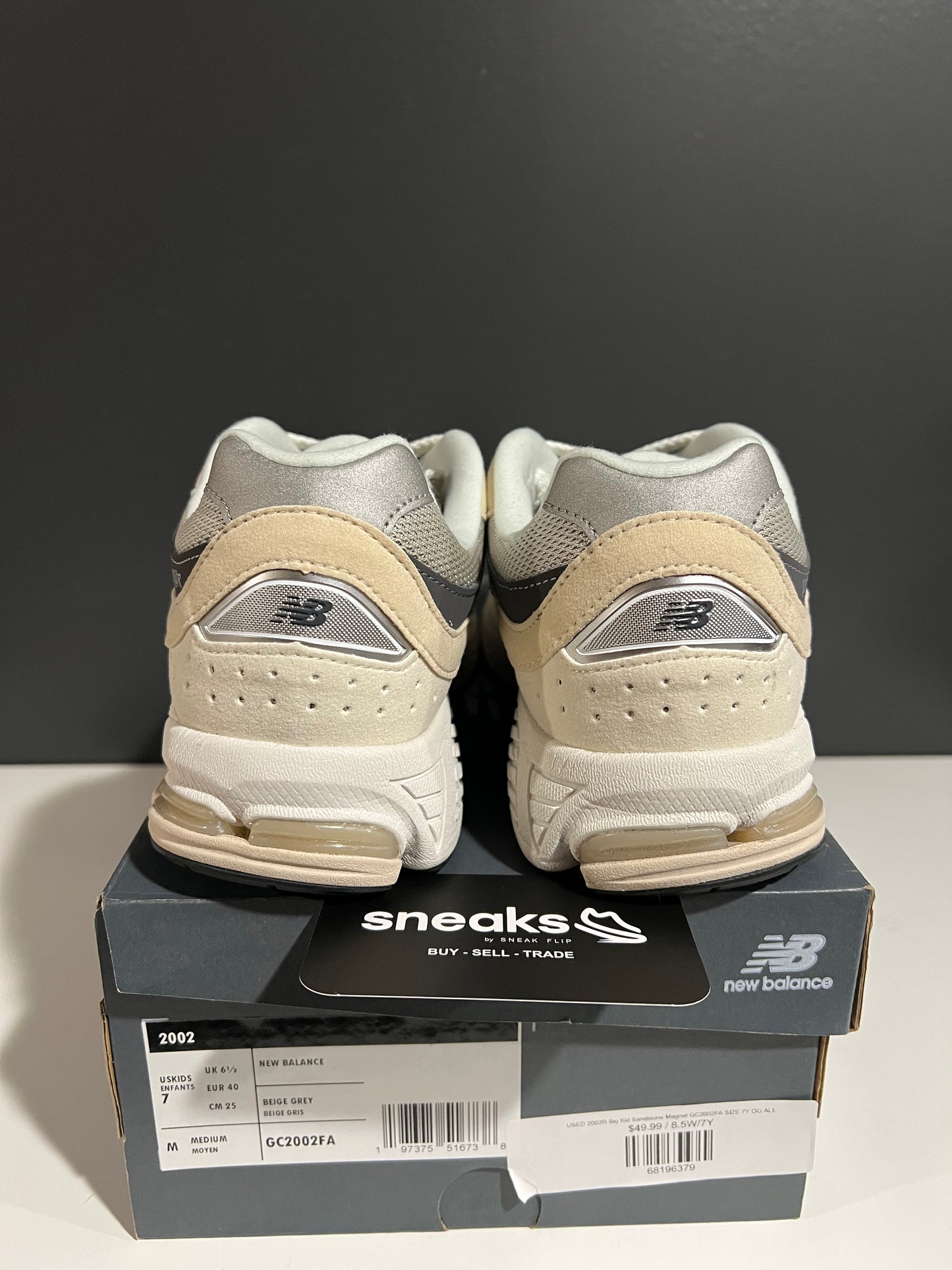 USED 2002R Big Kid Sandstone Magnet GC2002FA SIZE 7Y OG ALL