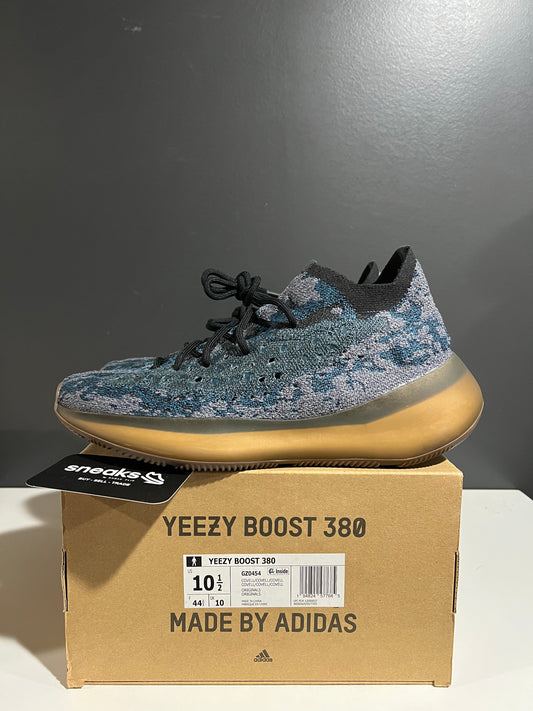 USED Yeezy Boost 380 Covellite GZ0454 SIZE 10.5M OG ALL AG25-54