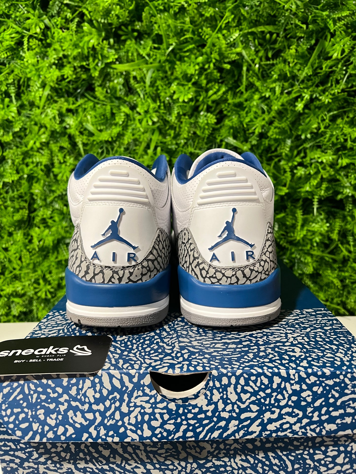 USED Air Jordan 3 Retro Washington Wizards CT8532-148 SIZE 11.5M OG ALL