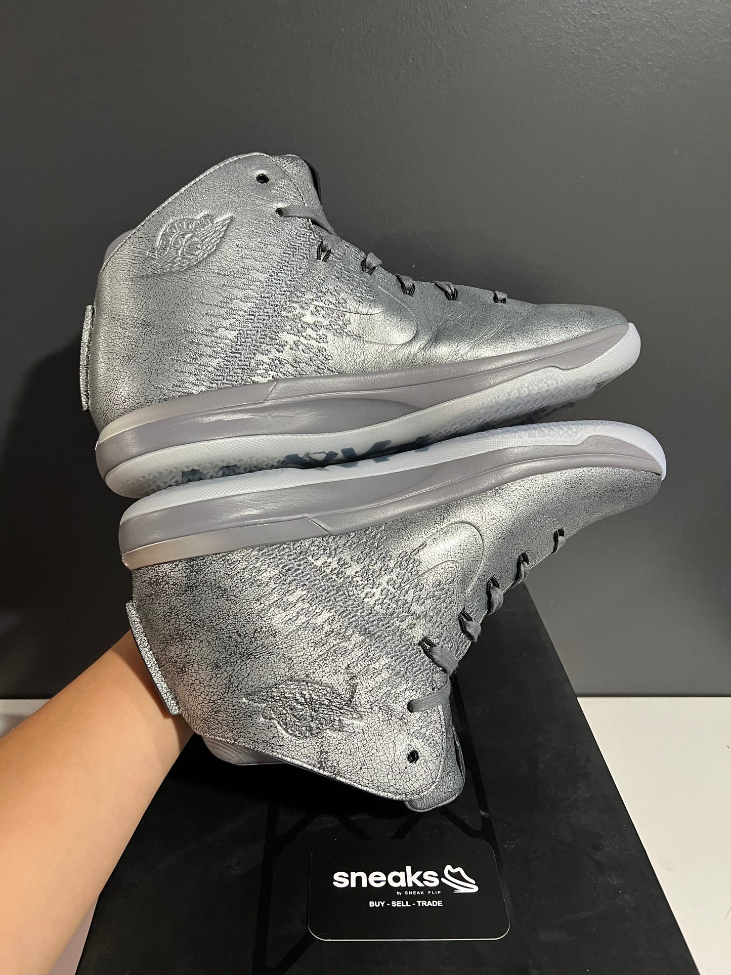 USED Air Jordan 31 Battle Grey 914293-013 SIZE 11M OG ALL AG25-69