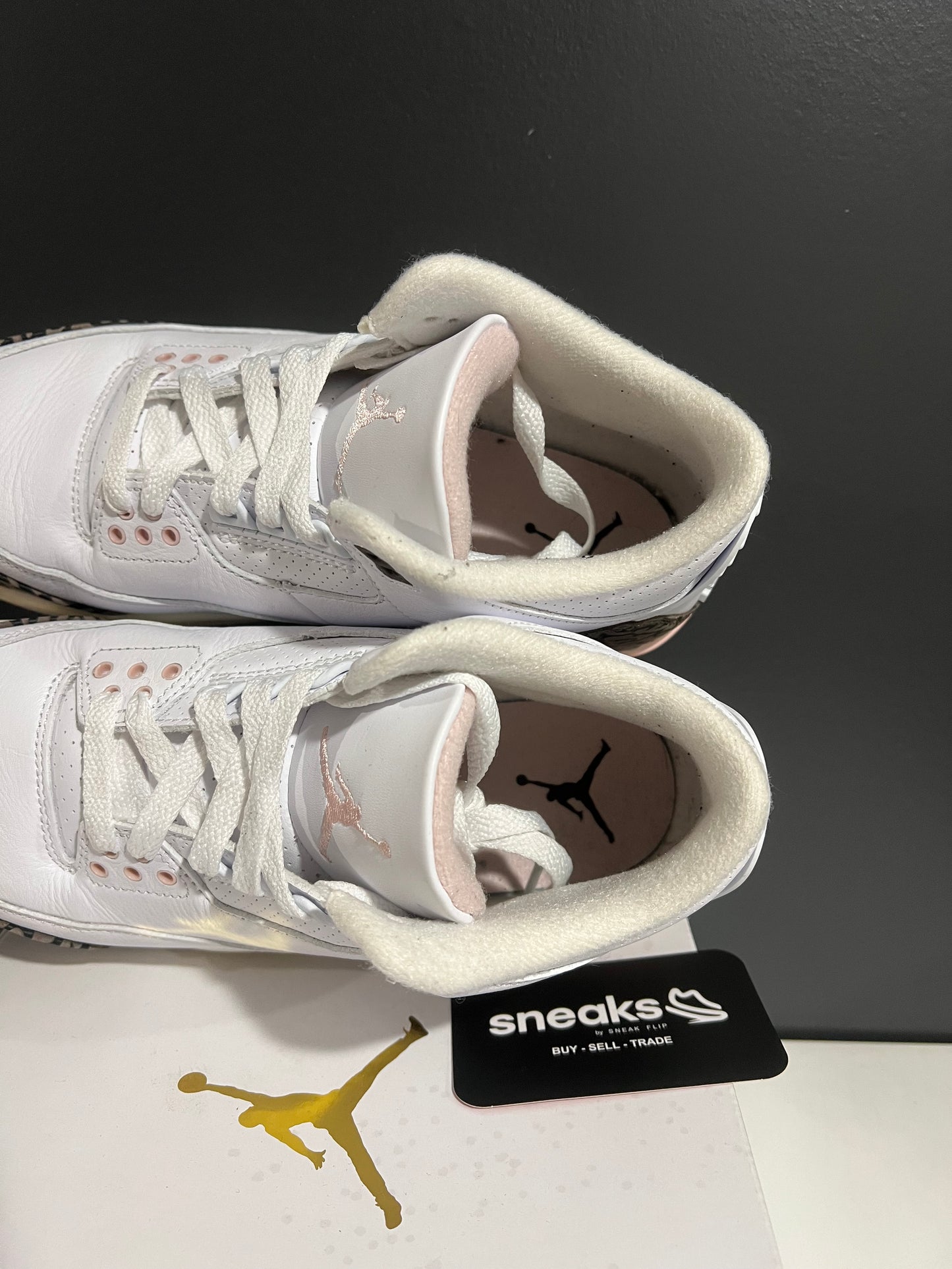 USED Wmns Air Jordan 3 Retro Neapolitan CK9246-102 SIZE 6.5Y OG ALL