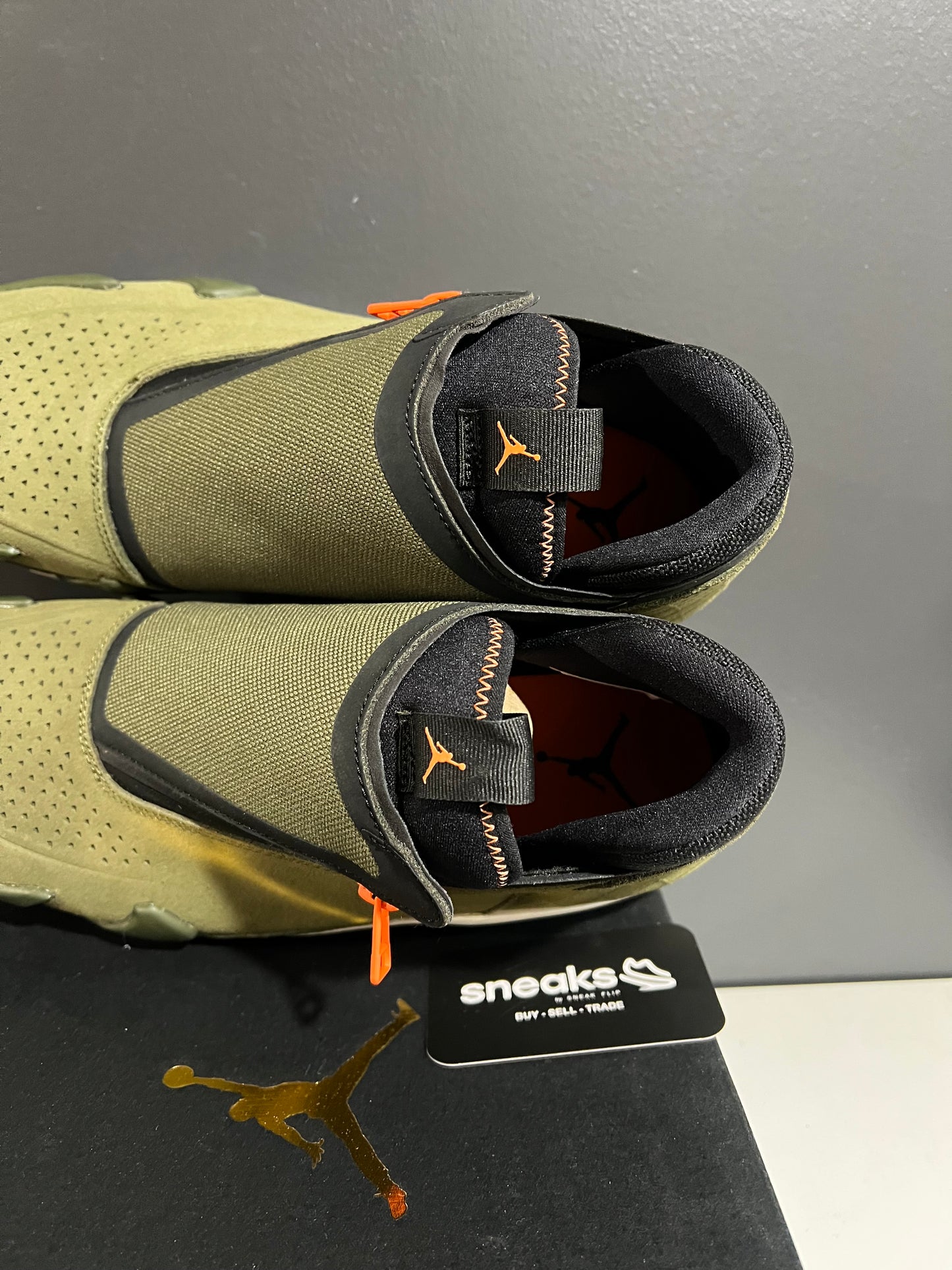 NEW Jordan Jumpman Z Olive Canvas AQ9119-300 SIZE 11M OG ALL AG25-64