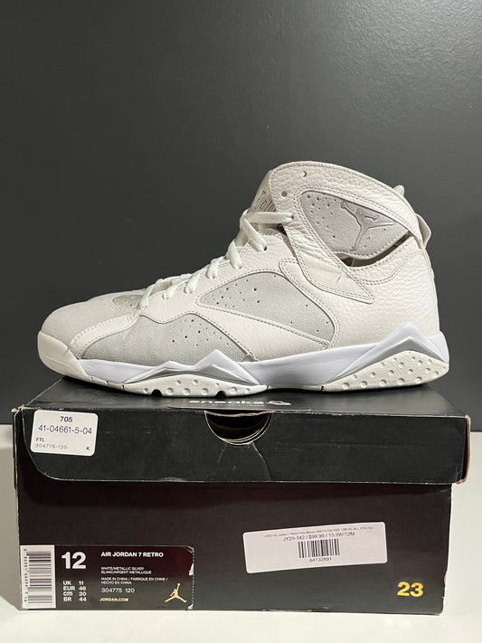 USED Air Jordan 7 Retro Pure Money 304775-120 SIZE 12M OG ALL JY25-142
