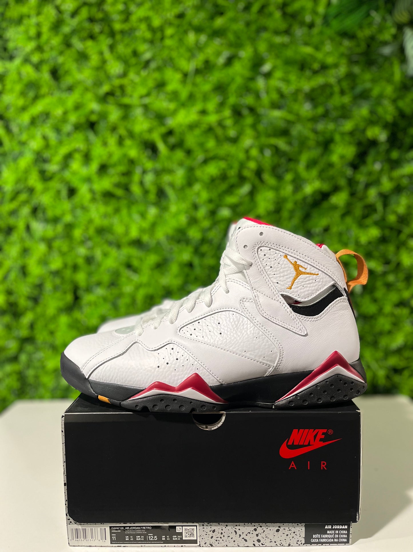 Air Jordan 7 Retro Cardinal 2022 CU9307-106 USED OG ALL