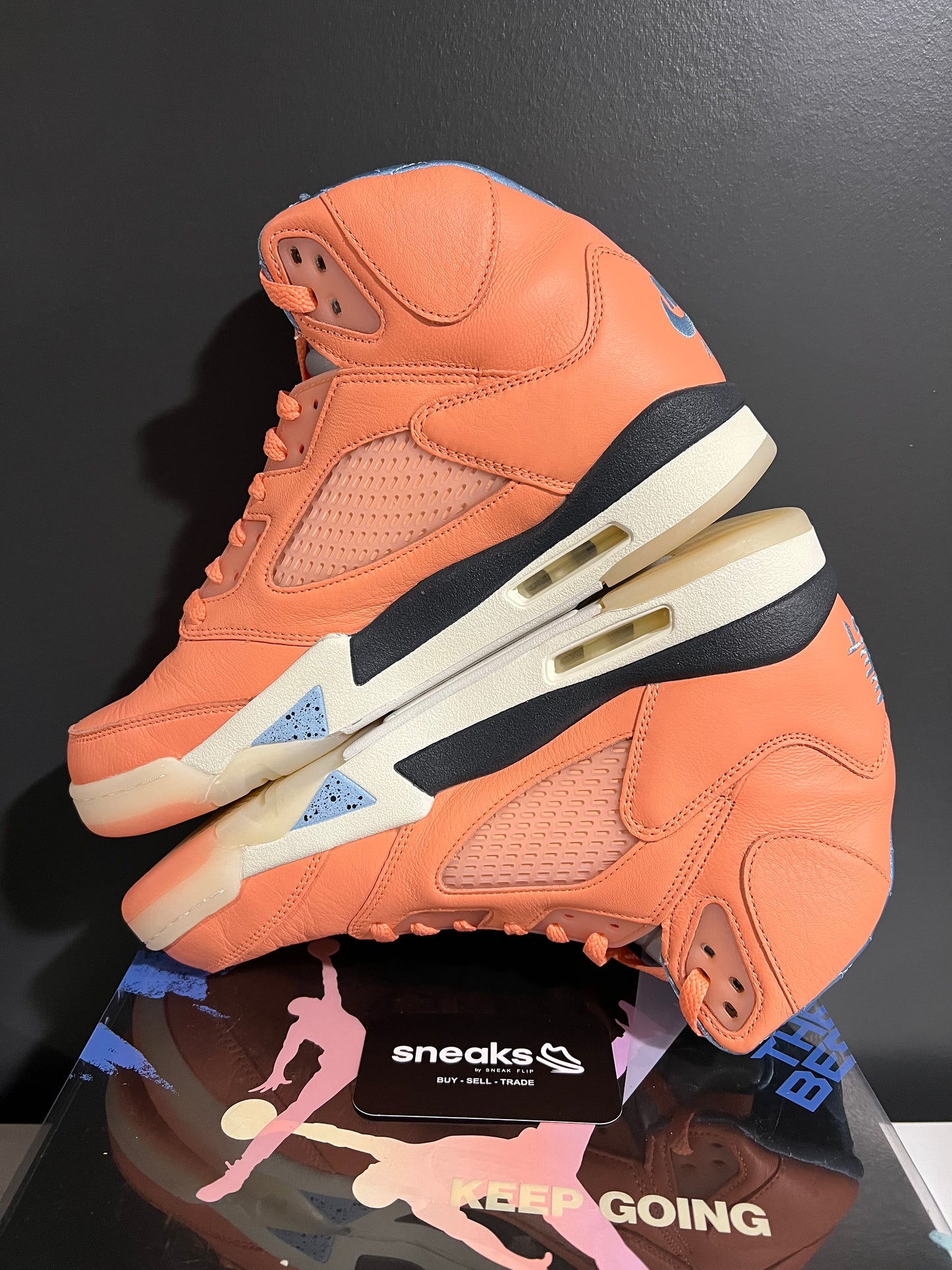 USED DJ Khaled x Air Jordan 5 Retro We The Best - Crimson Bliss DV4982-641 SIZE 11M OG ALL JY25-177