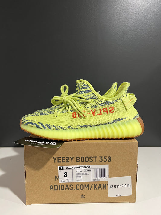 NEW Yeezy Boost 350 V2 Semi Frozen Yellow B37572 SIZE 8M OG ALL AG25-249