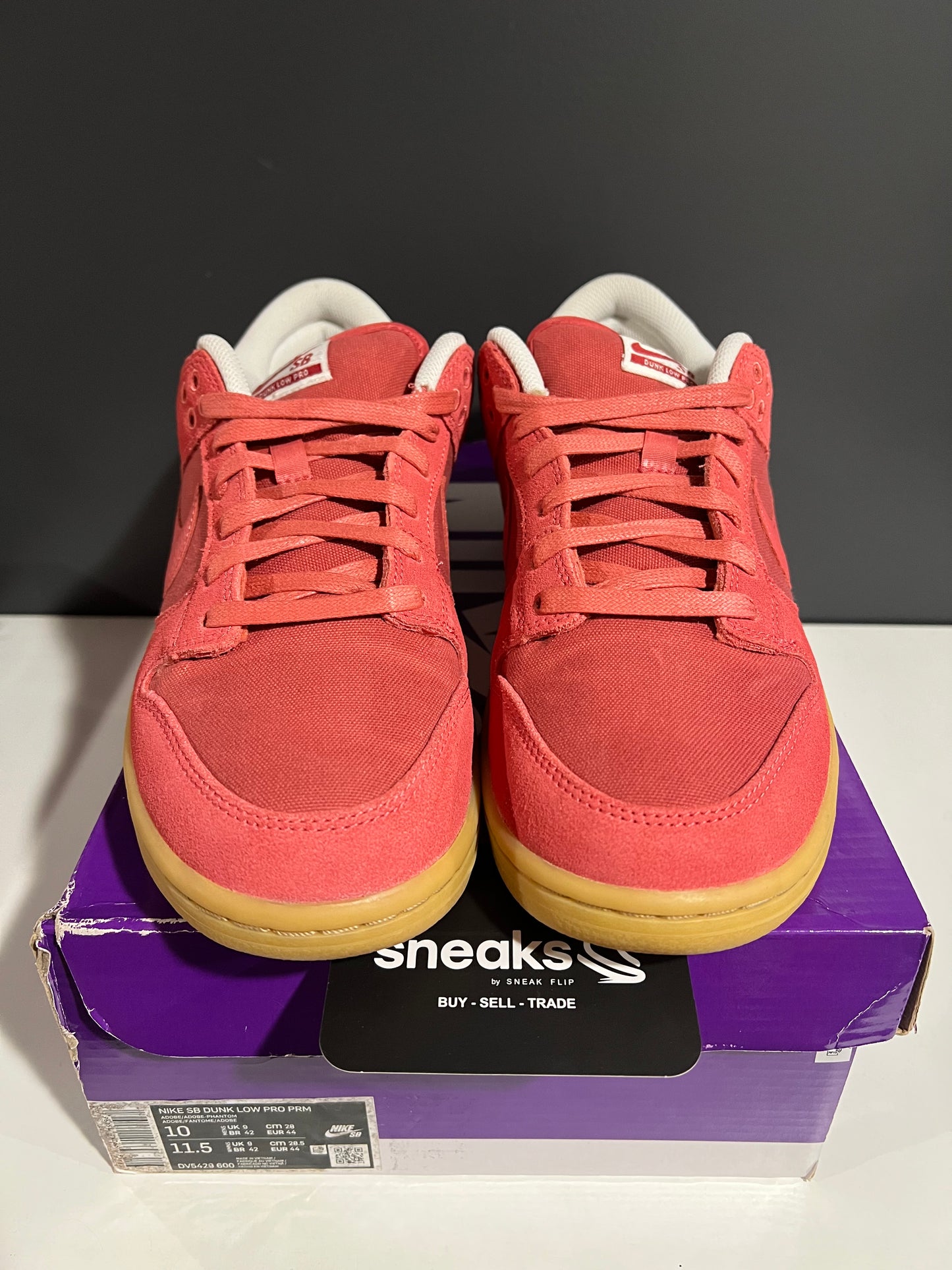 USED Nike SB Dunk Low Adobe DV5429-600 SIZE 10M OG ALL JY25-232