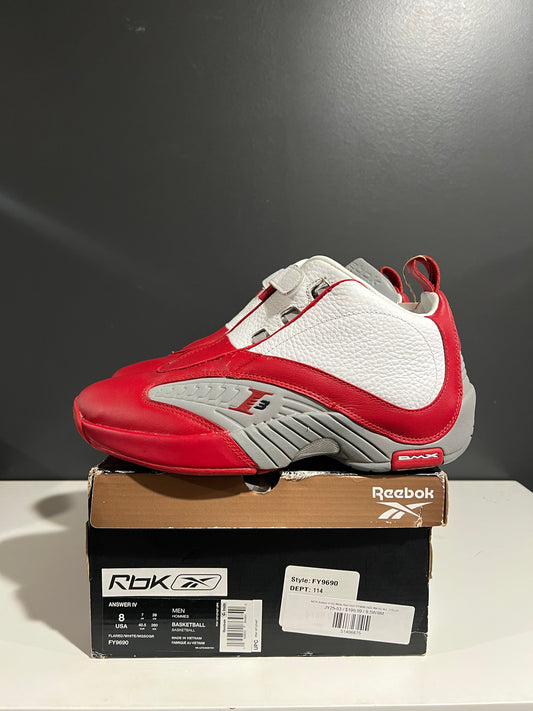 NEW Answer 4 OG White Red 2021 FY9690 SIZE 8M OG ALL JY25-53