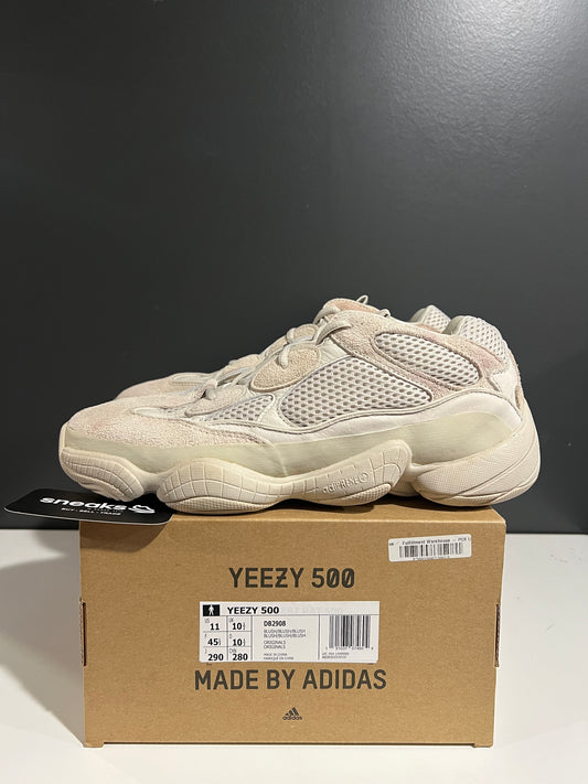 USED adidas Yeezy 500 Blush DB2908 SIZE 11M OG ALL JN25-315