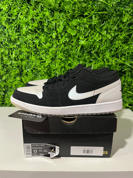 USED Air Jordan 1 Low SE Diamond DH6931-001 SIZE 13M OG ALL