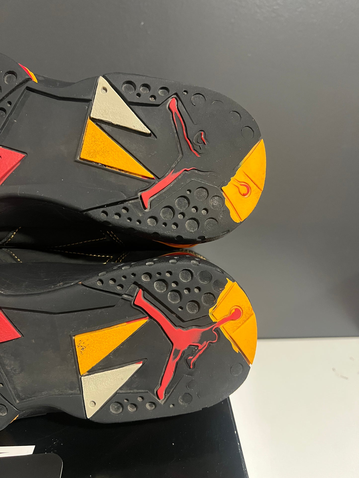 USED Air Jordan 7 Retro Citrus 2022 CU9307-081 SIZE 9M OG ALL