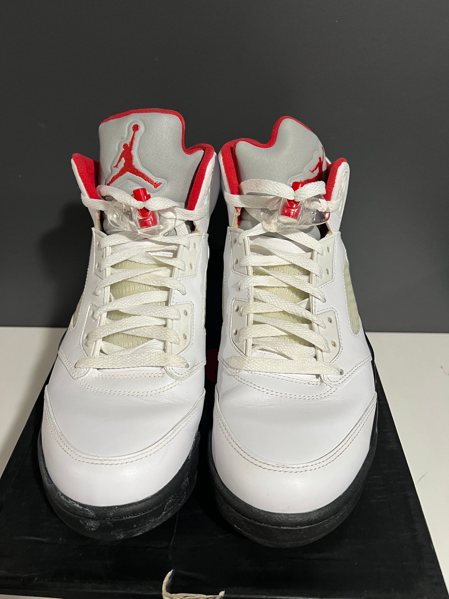 USED Air Jordan 5 Retro Fire Red 2013 136027-120 SIZE 10M OG ALL JN25-105