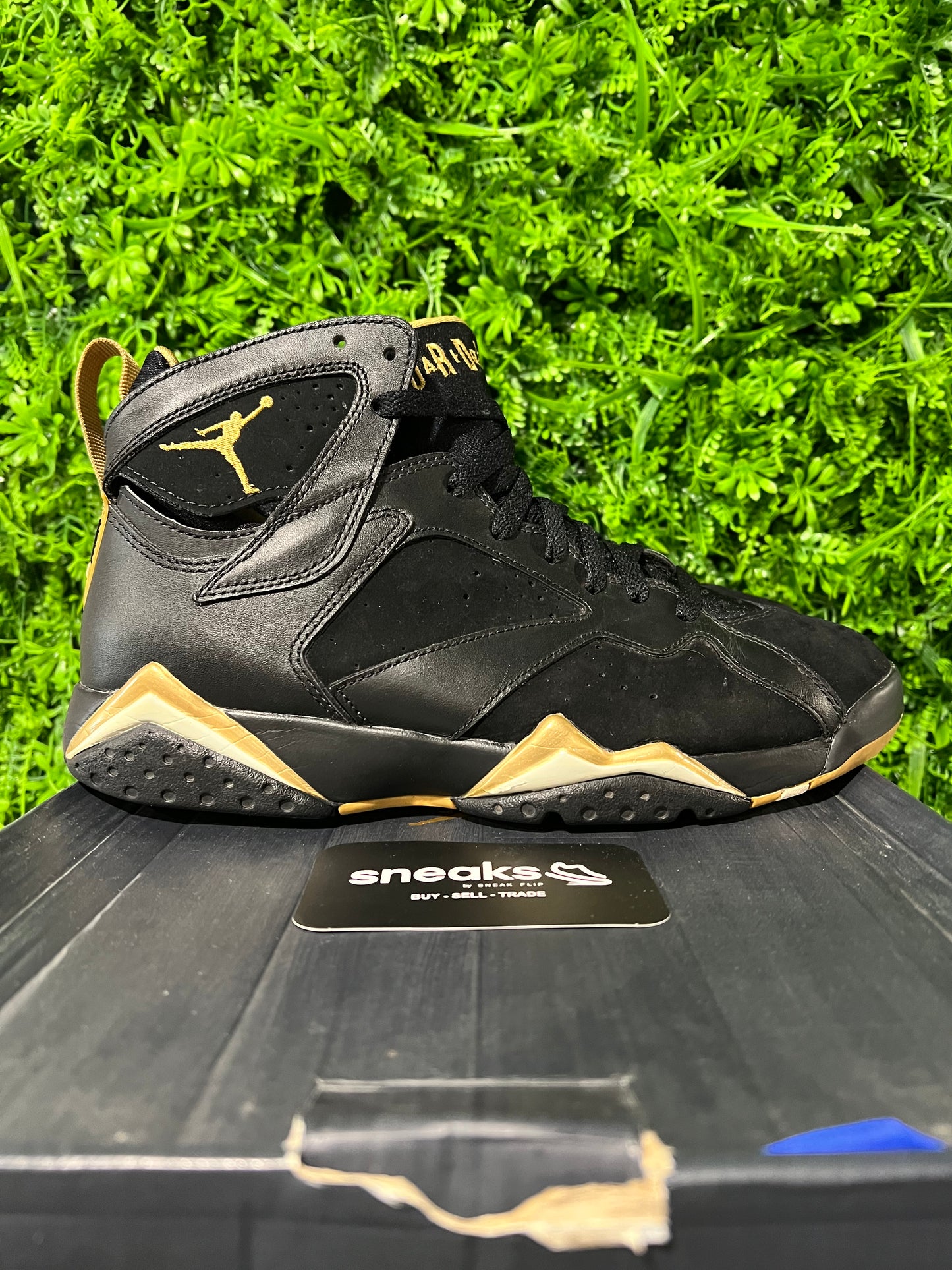USED Air Jordan 7/6 Retro Golden Moments Pack 535357-935 SIZE 8M OG ALL