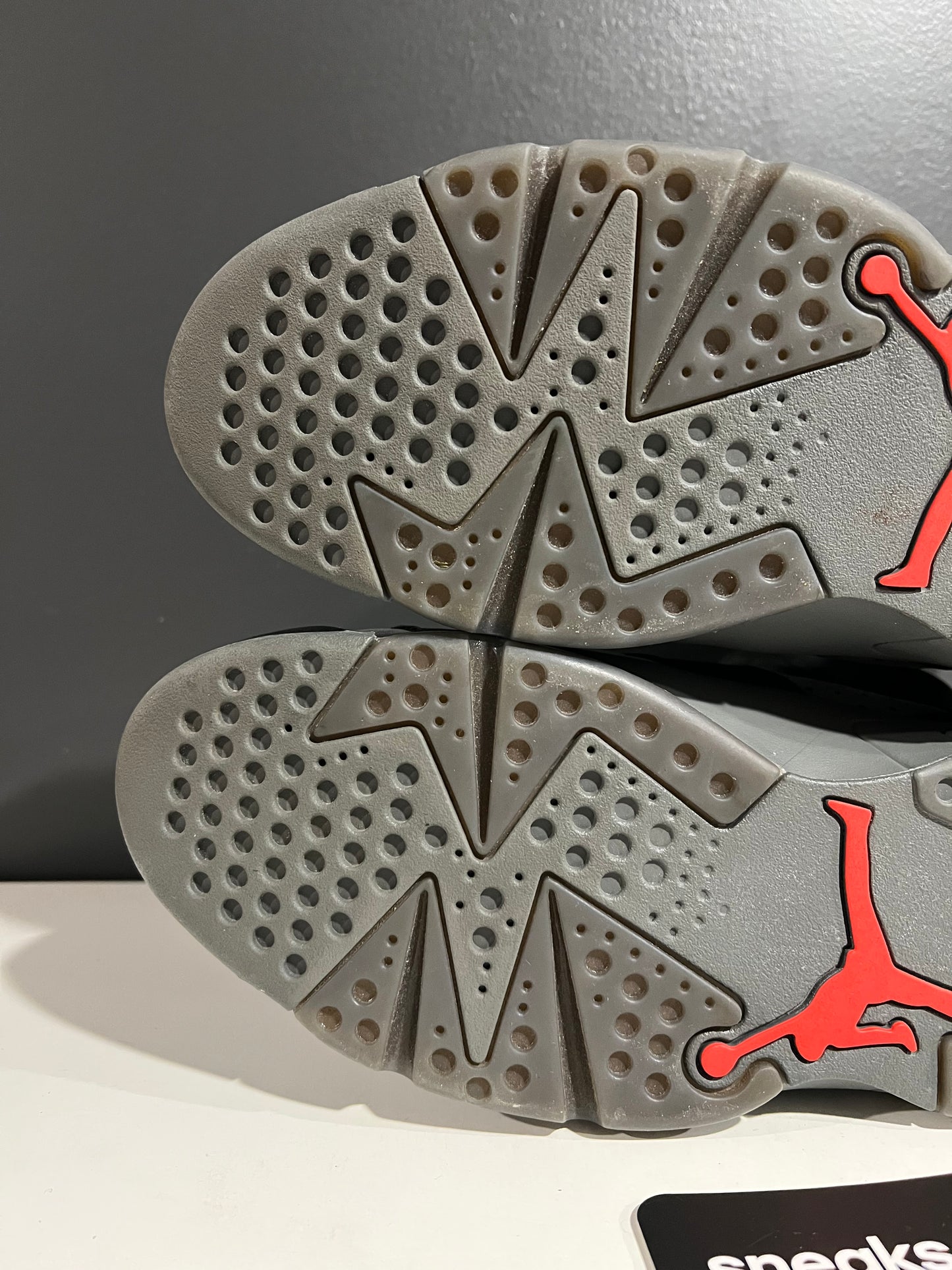 USED Paris Saint-Germain x Air Jordan 6 Retro Iron Grey CK1229-001 SIZE 12M NO BOX JN25-262