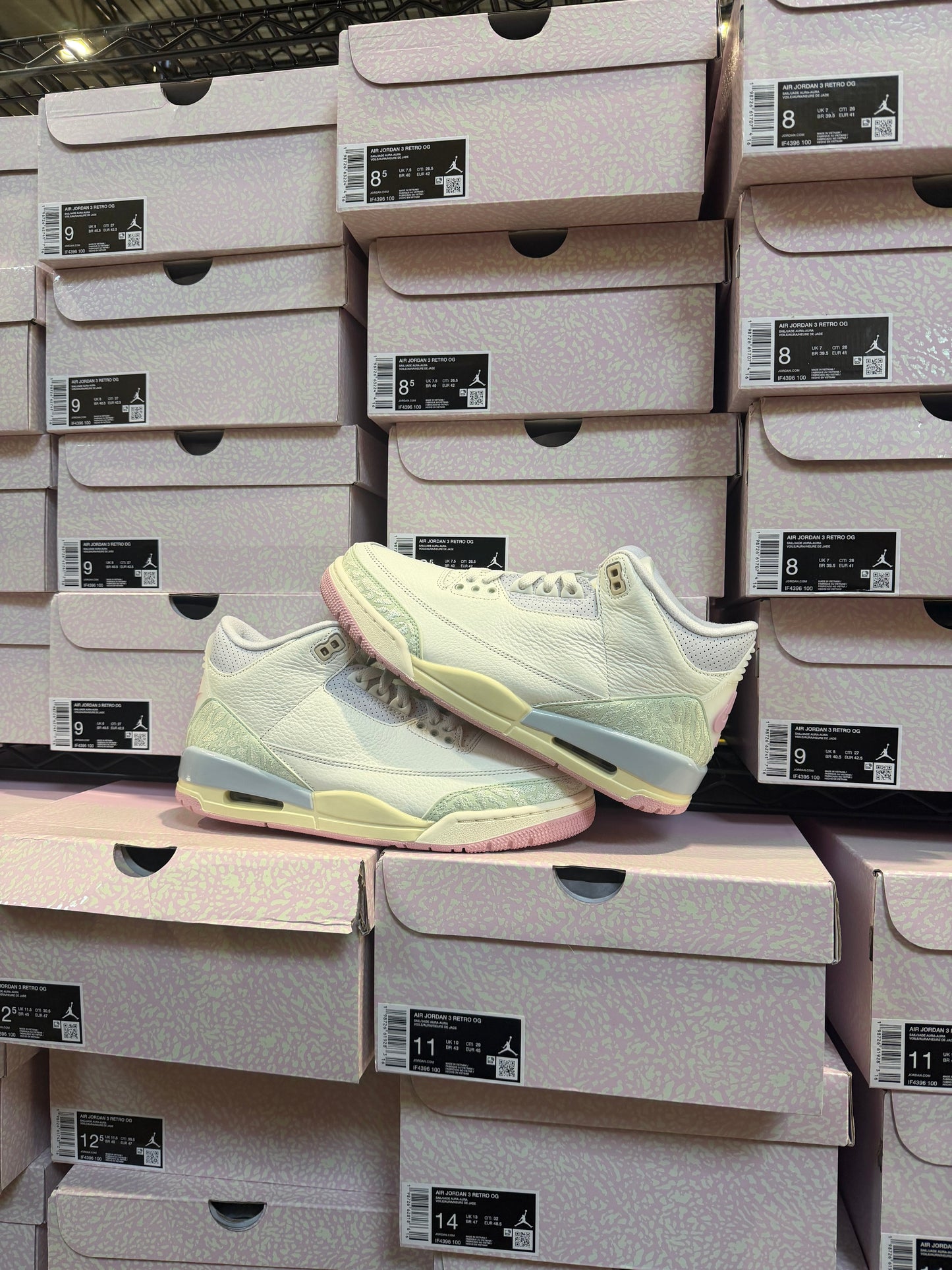 NEW Jordan 3 Retro Spring Is In The Air IF4396-100 Ready To Ship!