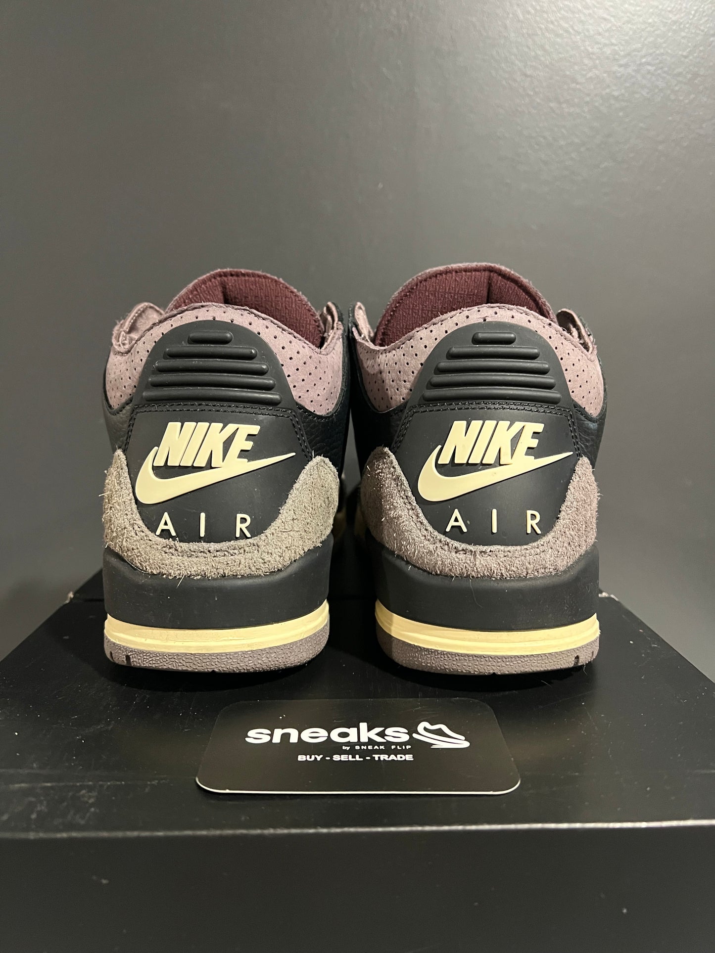 USED A Ma Maniére x Wmns Air Jordan 3 Retro While You Were Sleeping FZ4811-001 SIZE 9.5M OG ALL SP25-083