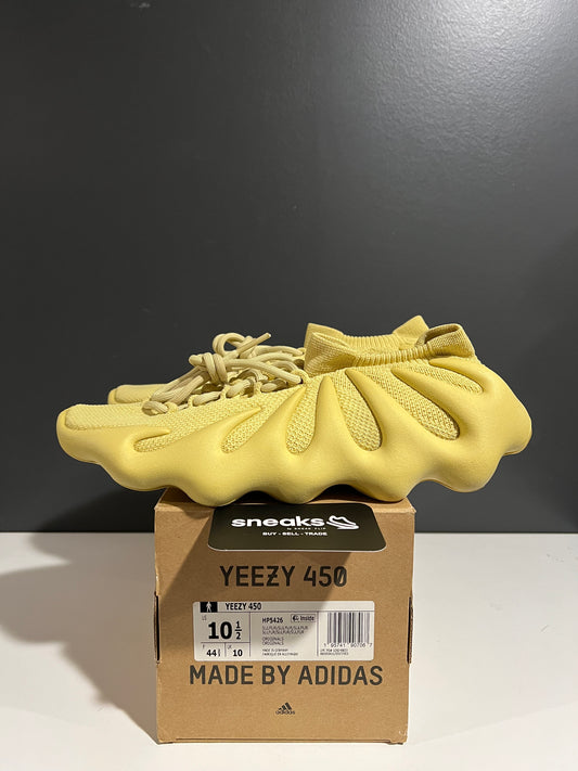 USED Yeezy 450 Sulfur HP5426 SIZE 10.5M OG ALL AG25-51