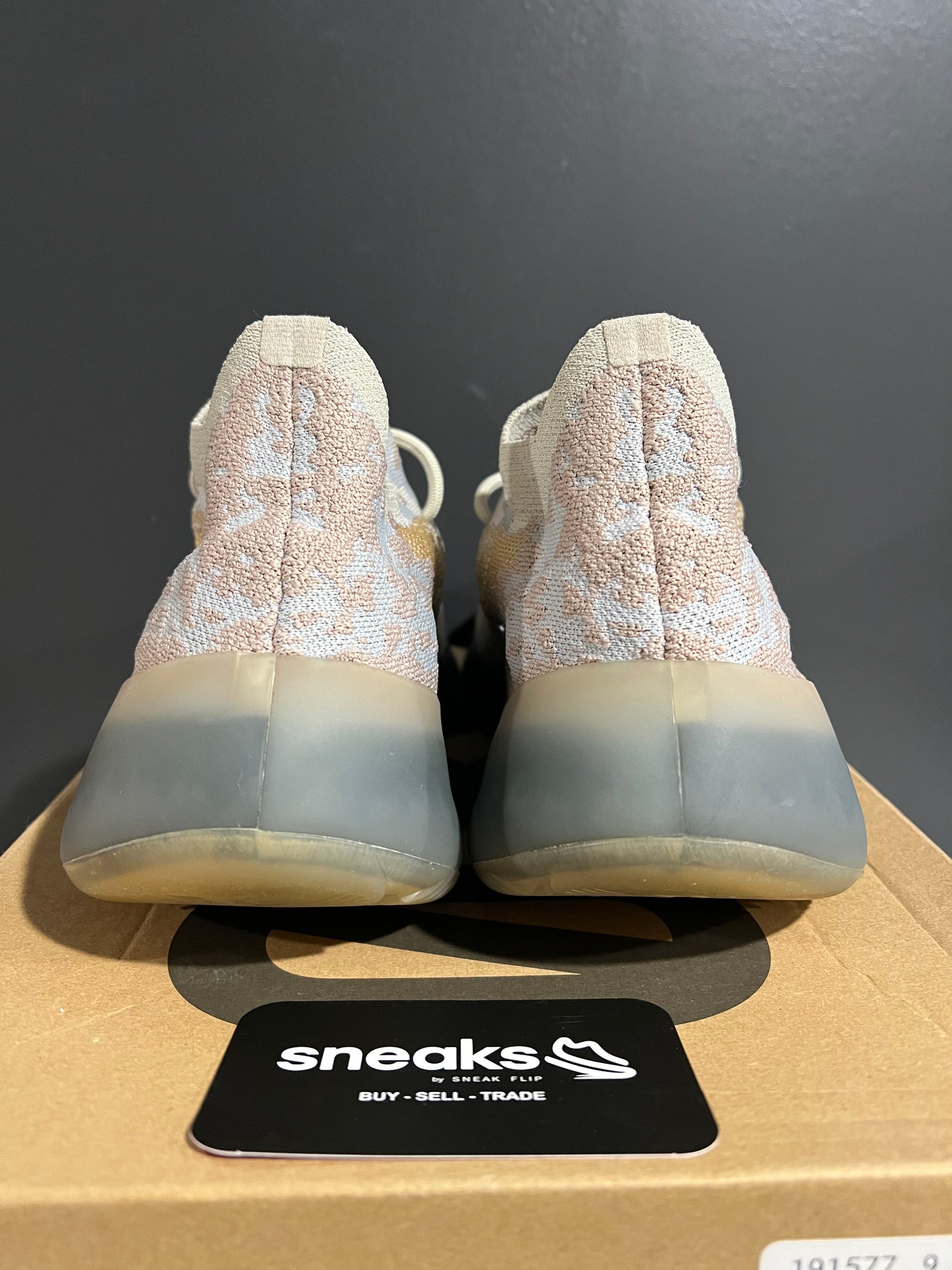 USED Yeezy Boost 380 Pepper Non-Reflective FZ1269 SIZE 10.5M OG ALL AG25-271