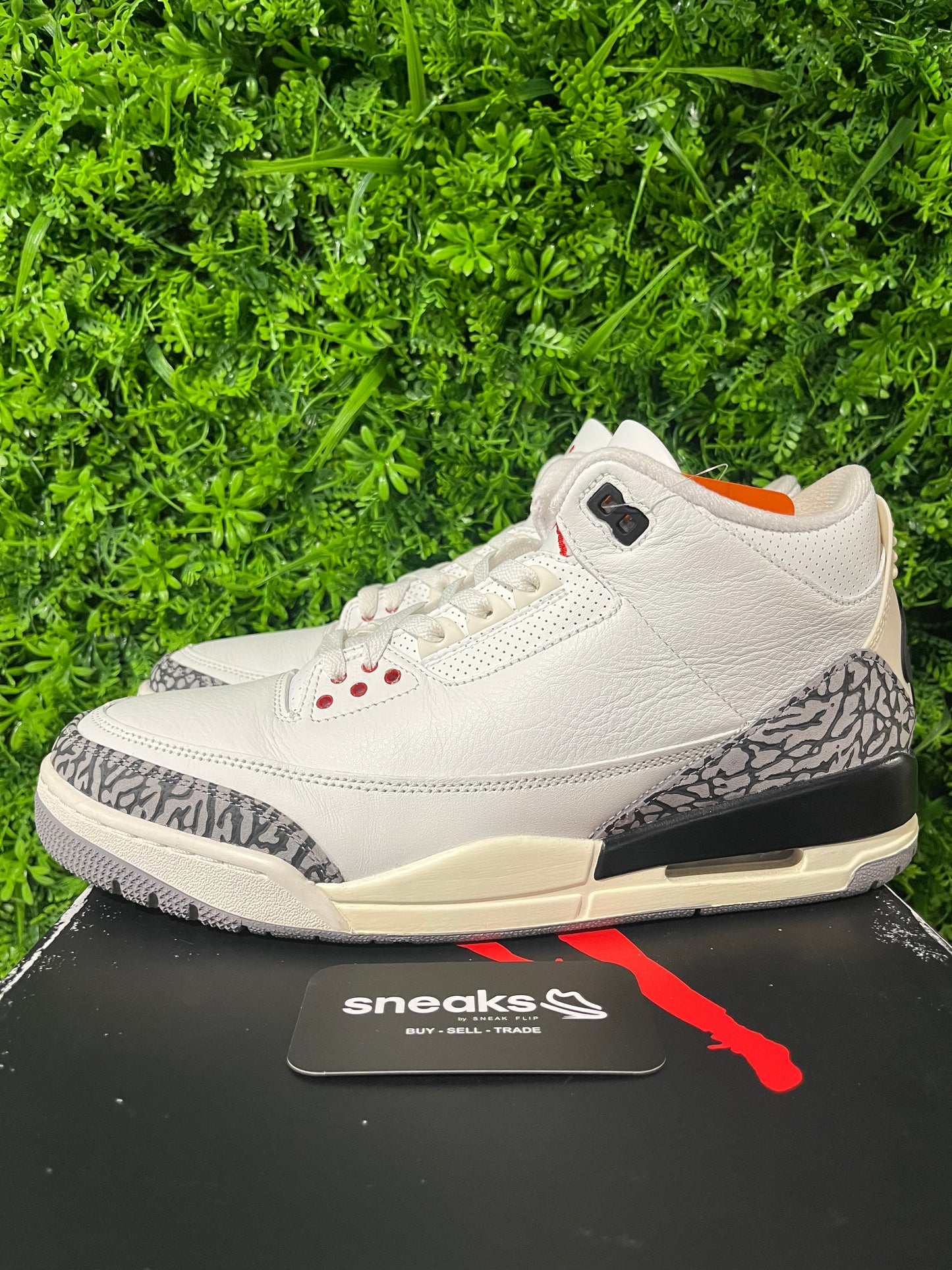 USED Air Jordan 3 Retro White Cement Reimagined DN3707-100 SIZE 10.5M OG ALL #1
