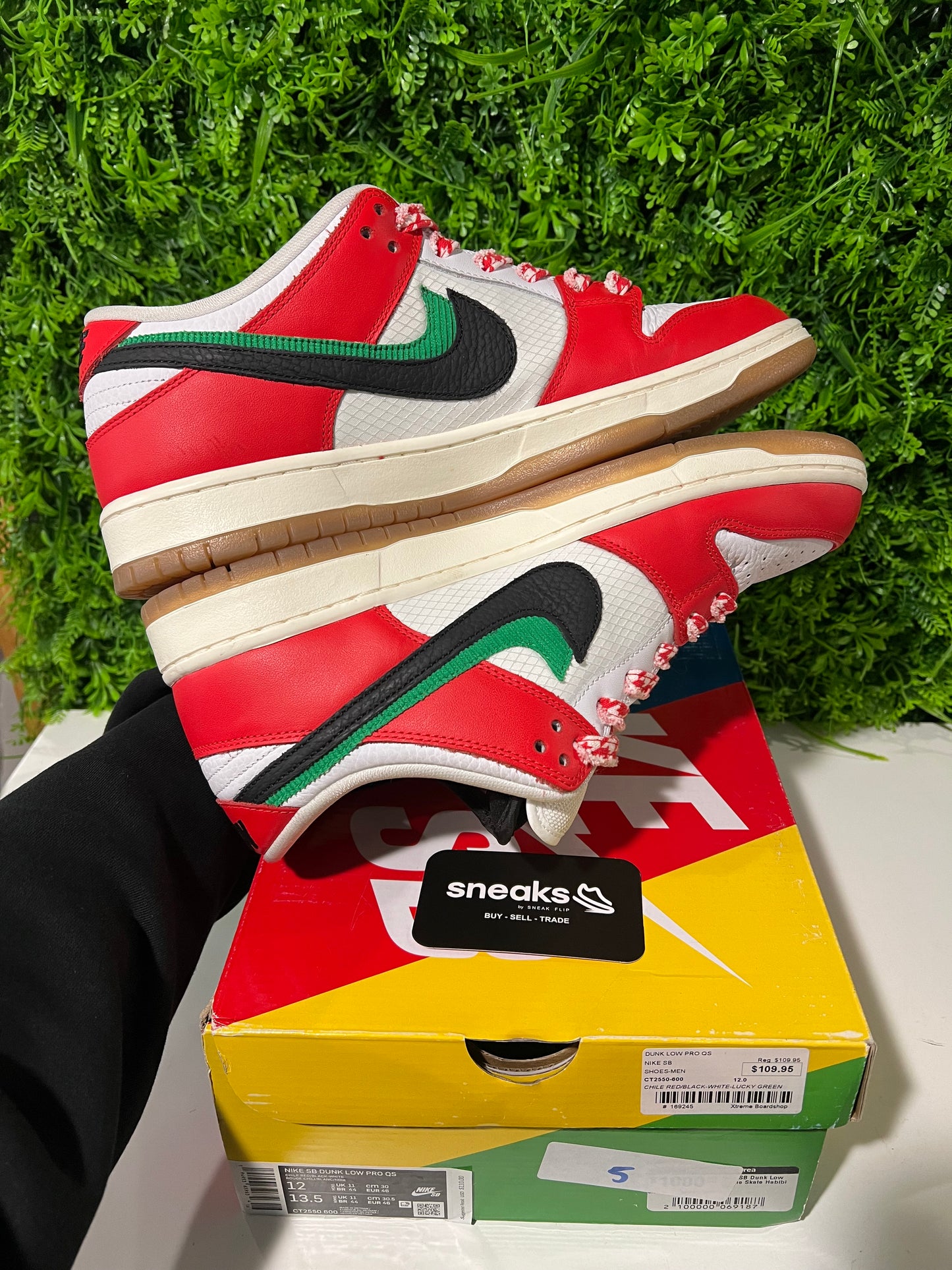 USED Frame Skate x Dunk Low SB Habibi CT2550-600 SIZE 12M OG ALL