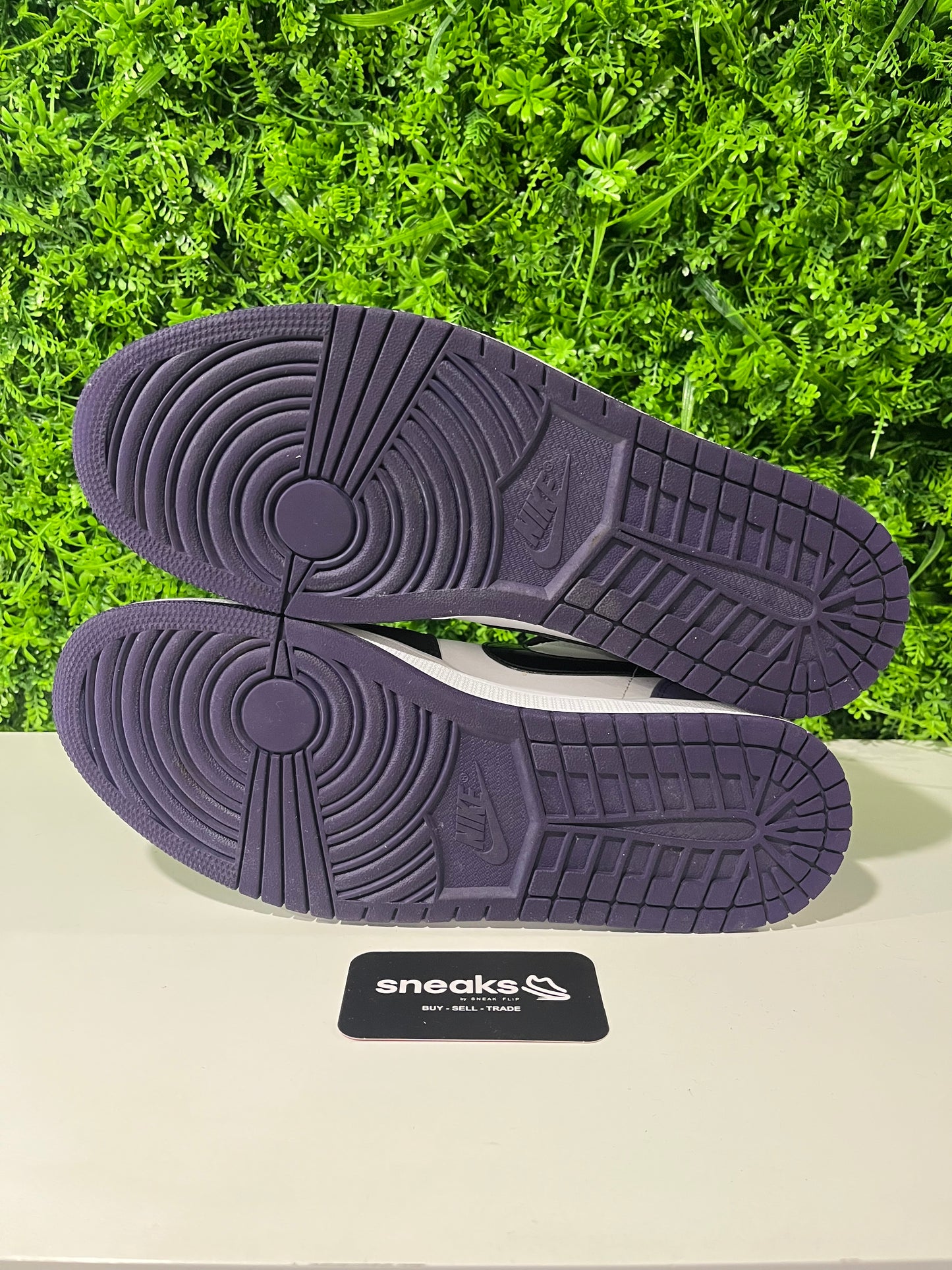 USED Air Jordan 1 Low Court Purple 553558-125 SIZE 13M NO BOX
