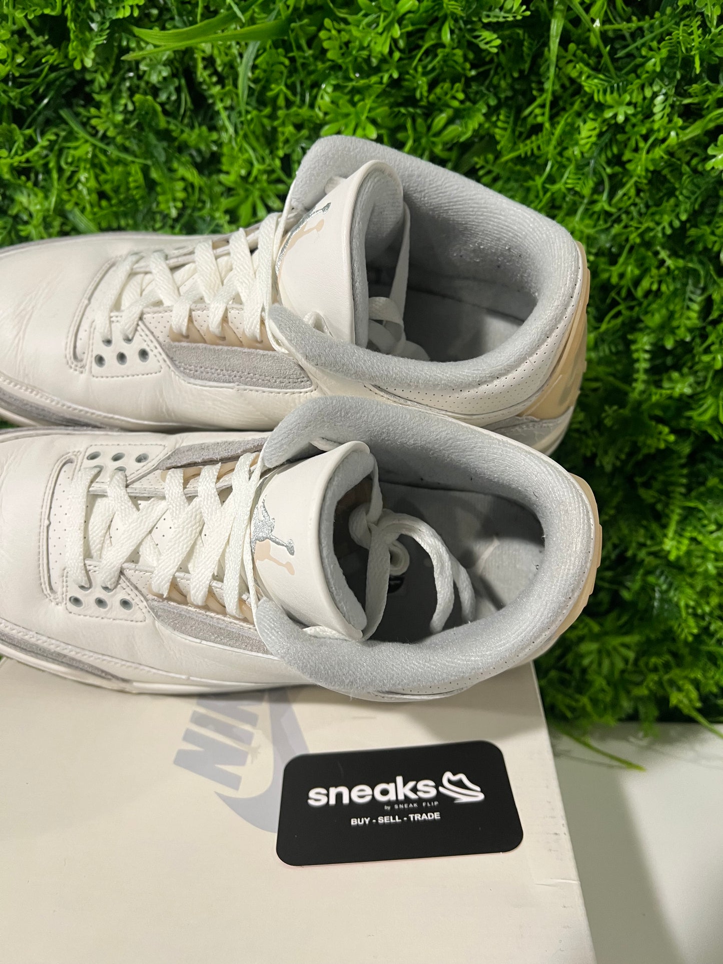 USED Air Jordan 3 Retro SE Craft Ivory FJ9479-100 SIZE 11.5M OG ALL