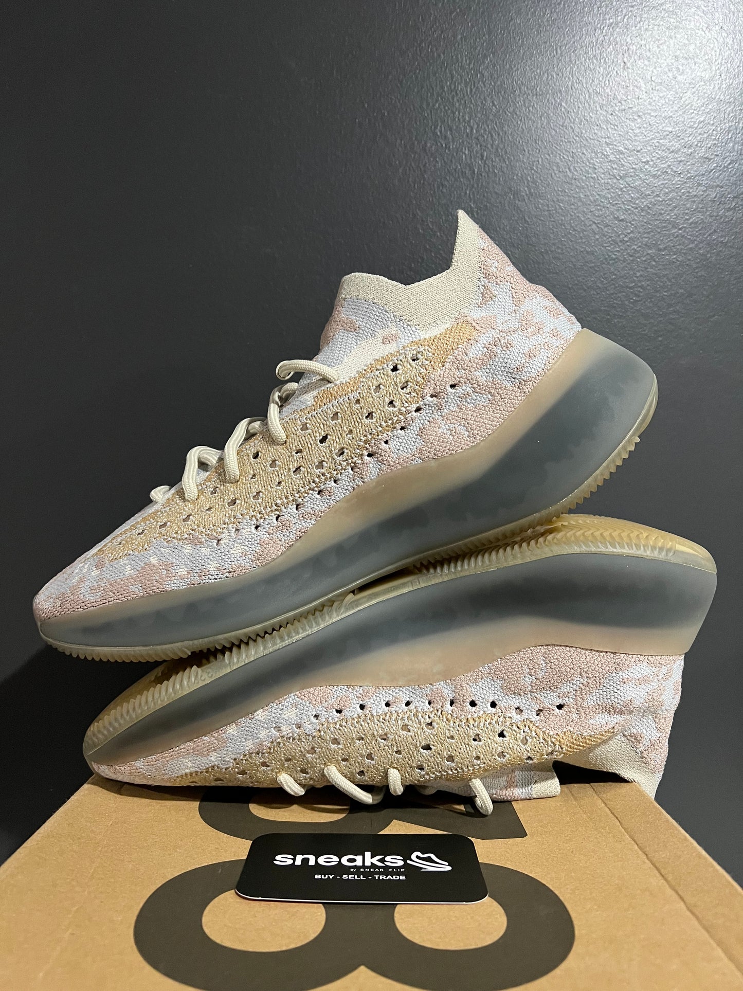 USED Yeezy Boost 380 Pepper Non-Reflective FZ1269 SIZE 10.5M OG ALL AG25-271