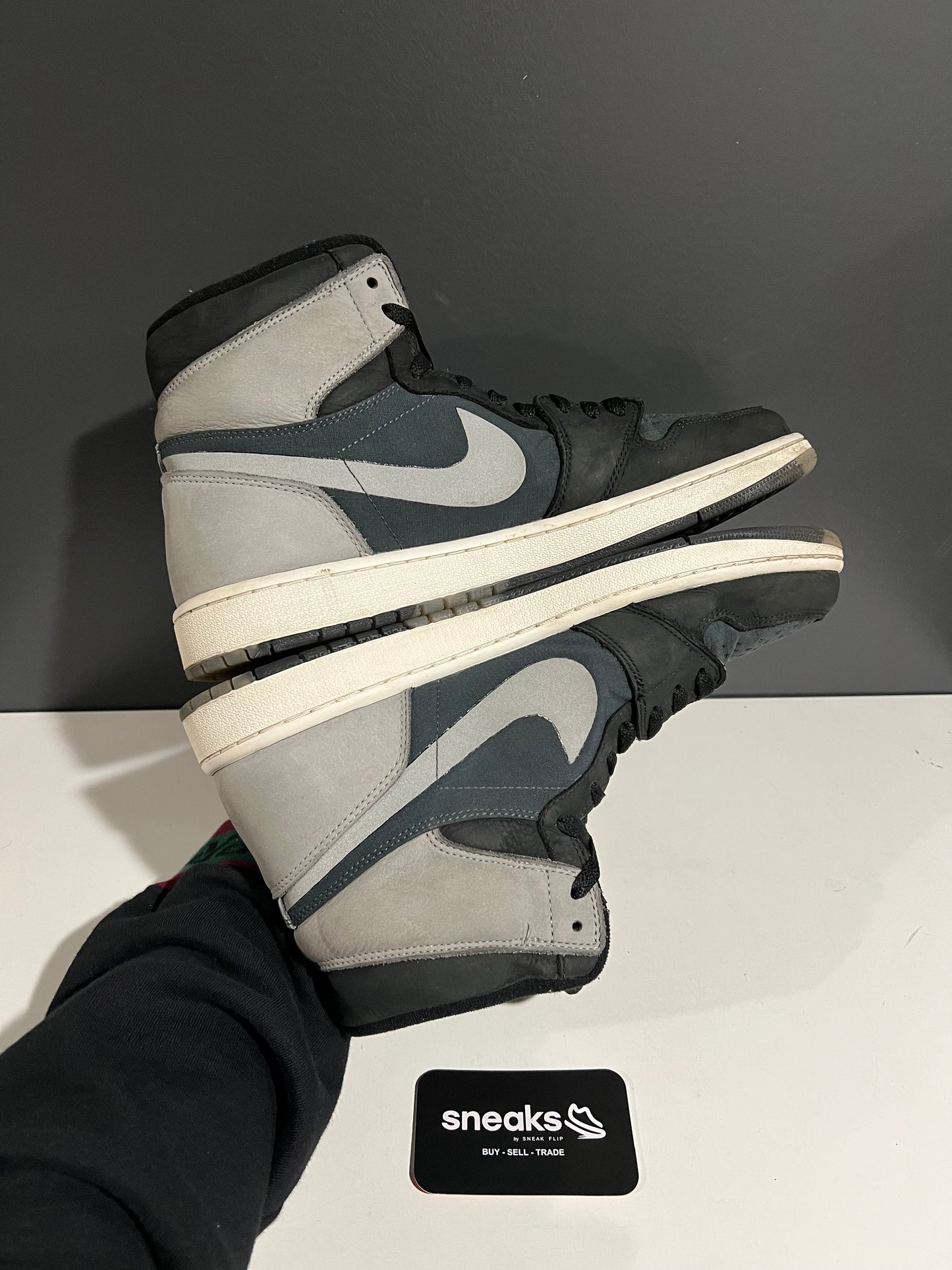 USED Air Jordan 1 High Element GORE-TEX Black Particle Grey DB2889-001 SIZE 13M NO BOX AG25-128