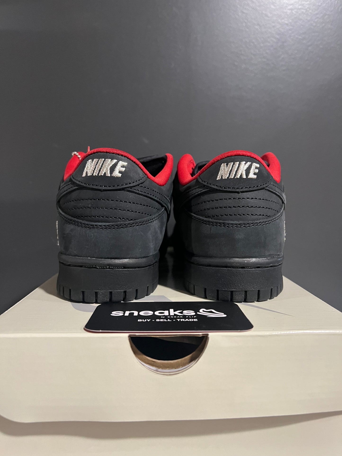 NEW Supreme x Dunk Low SB Black HQ8487-001 SIZE 8M OG ALL SP25-118