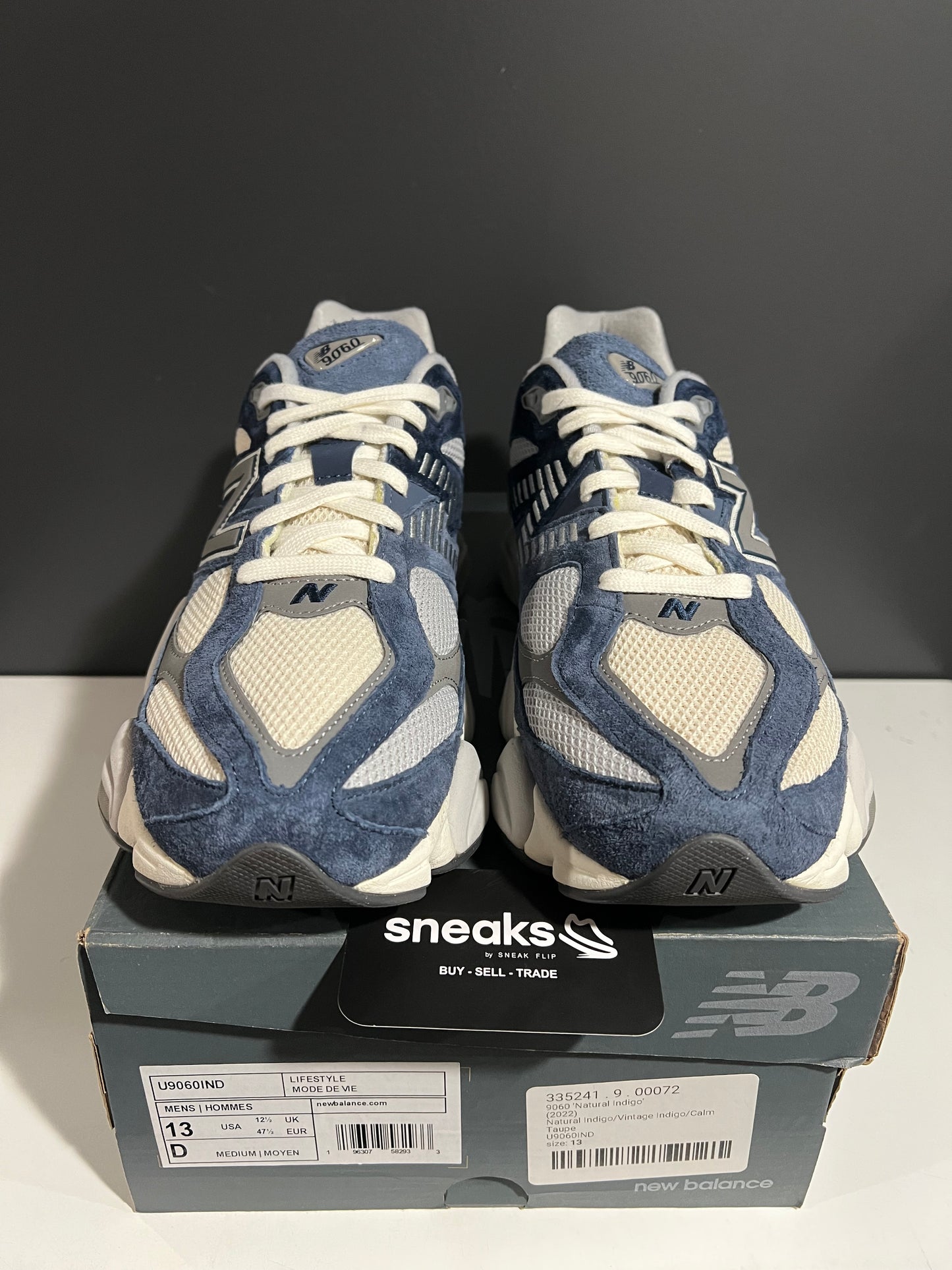 USED 9060 Natural Indigo U9060IND SIZE 13M OG ALL AG25-12