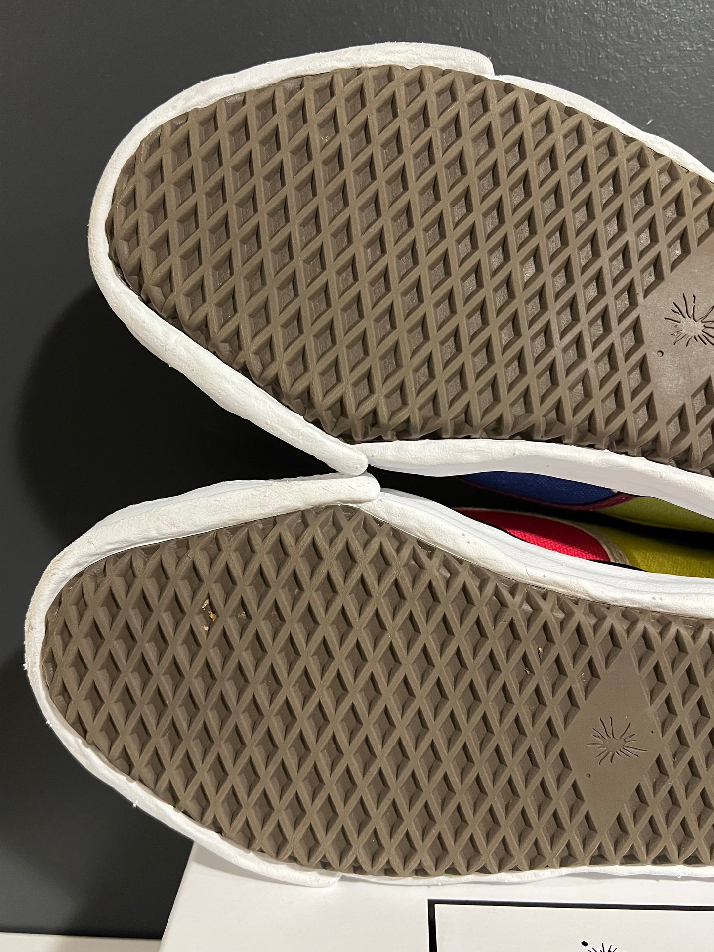 USED Maison Mihara Yasuhiro Baker OG Sole Canvas Low Multi-Color AO6FW733 SIZE 41EU OG ALL