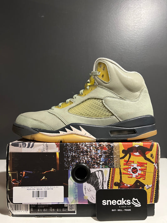 USED Air Jordan 5 Retro Jade Horizon DC7501-300 SIZE 11M OG ALL AG25-354