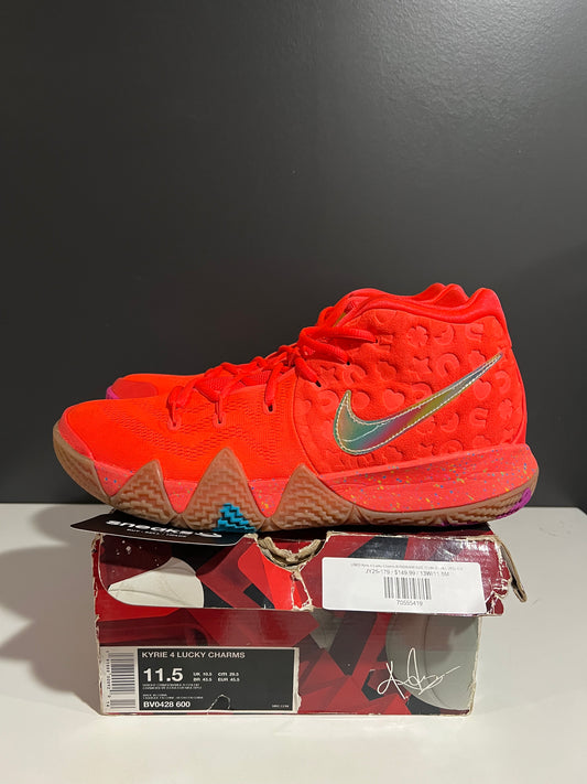 USED Kyrie 4 Lucky Charms BV0428-600 SIZE 11.5M OG ALL JY25-179