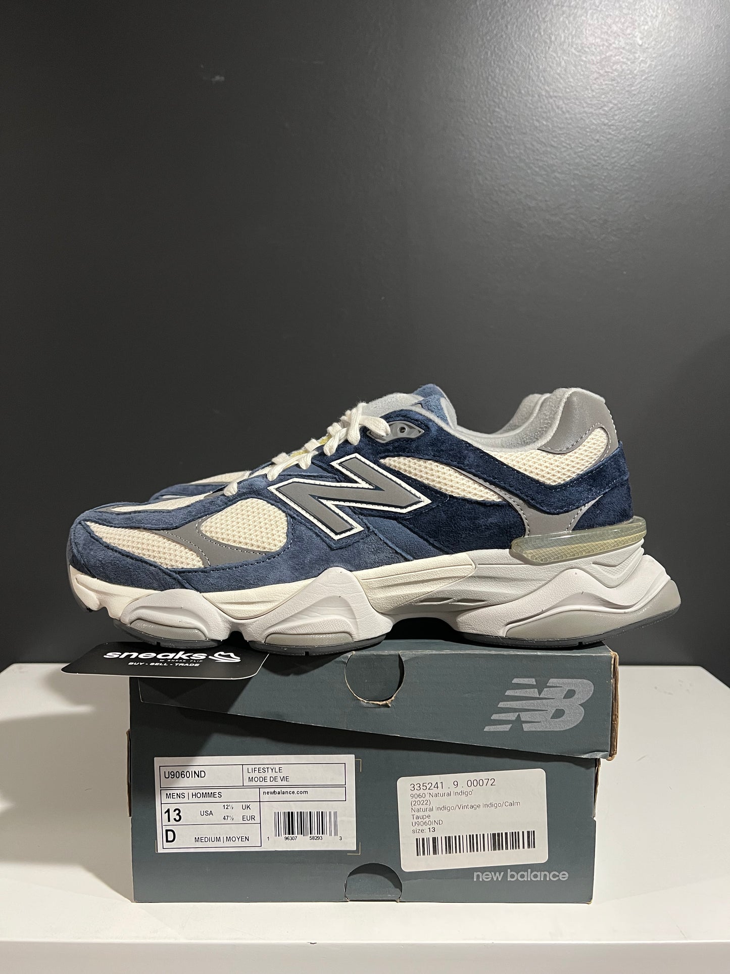 USED 9060 Natural Indigo U9060IND SIZE 13M OG ALL AG25-12