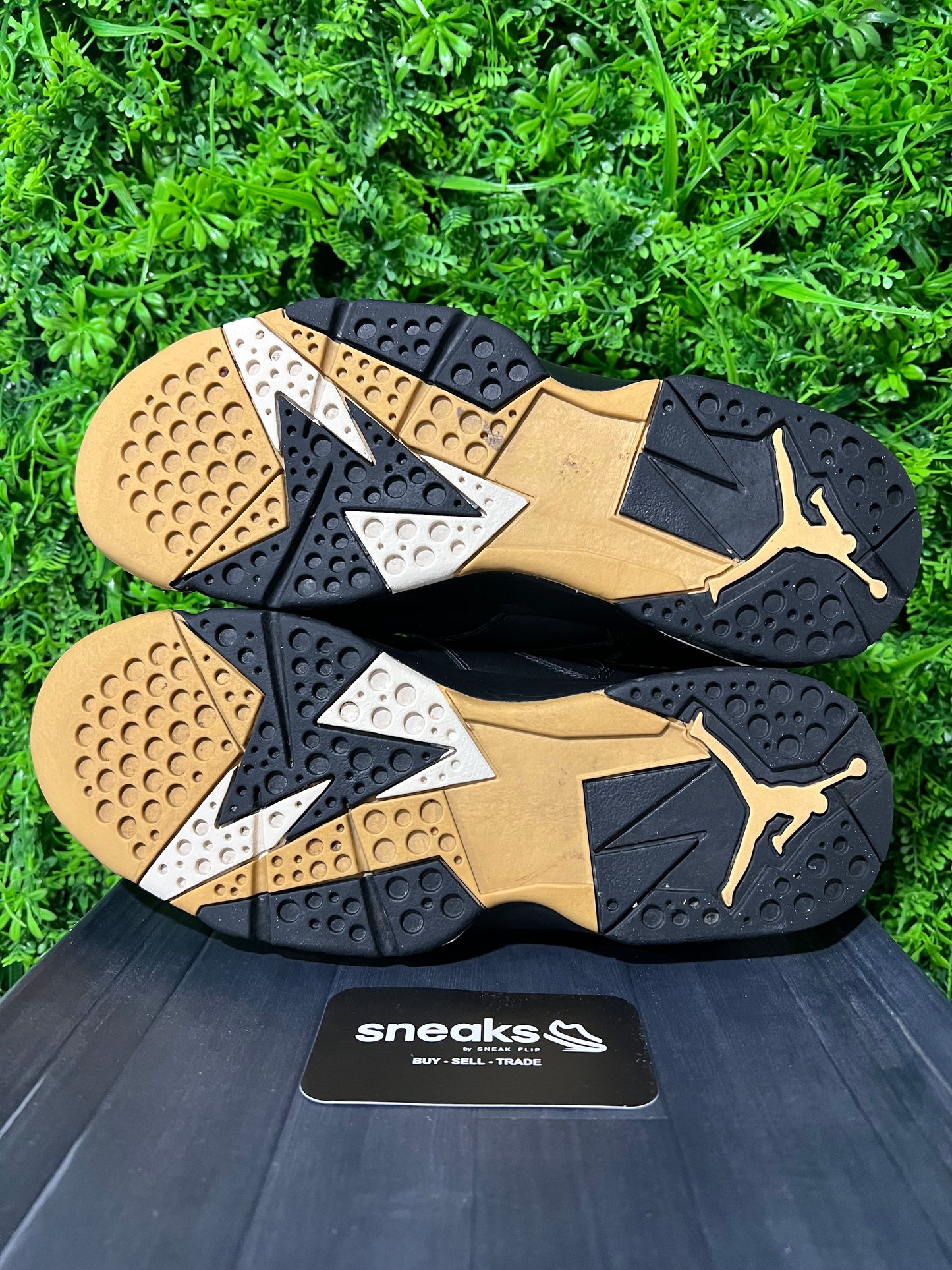 USED Air Jordan 7/6 Retro Golden Moments Pack 535357-935 SIZE 8M OG ALL